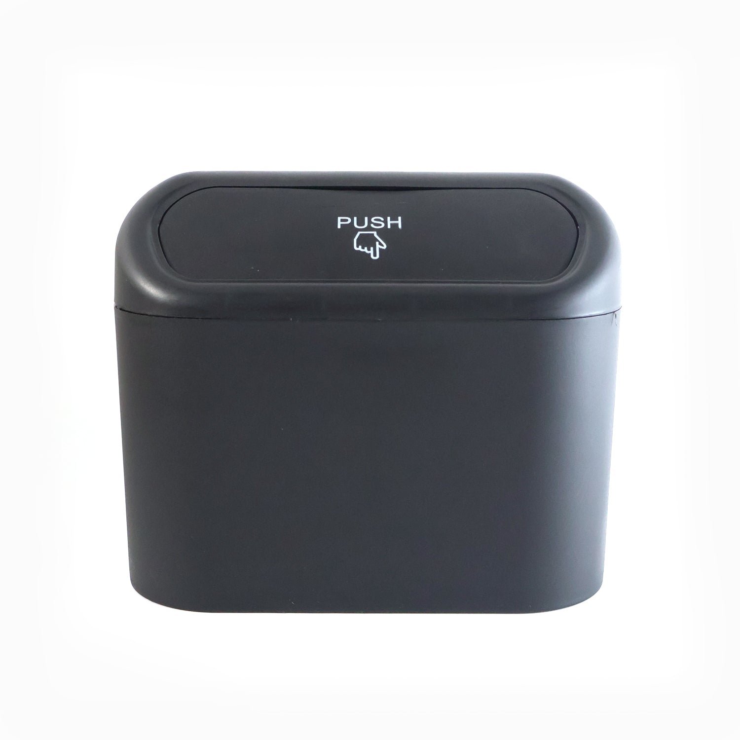 Mini Car Trash Can with Lid, Waterproof Car Trash Bin Storage Box (1 Pc)