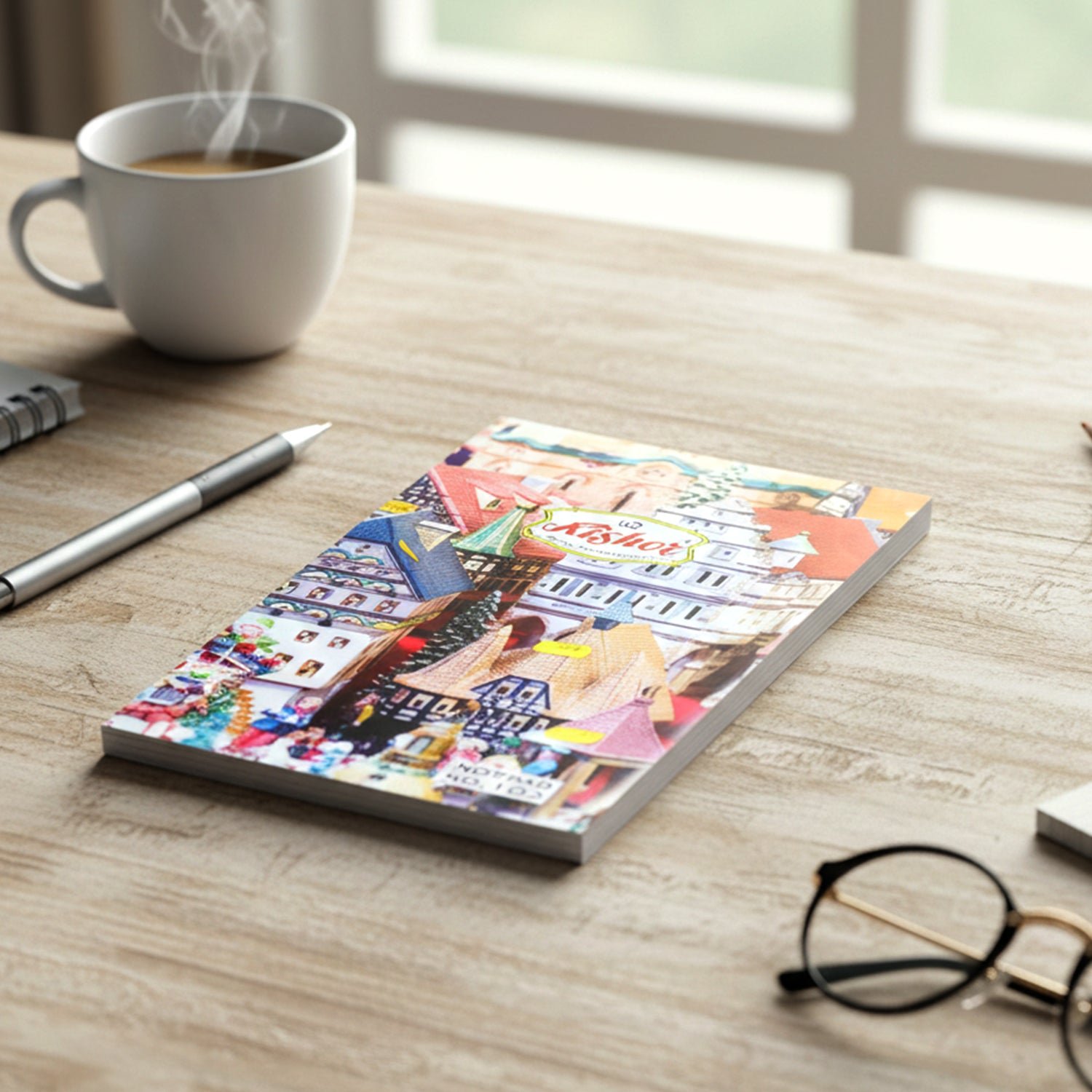 Premium Pocket Notebook – 80-Page Writing Notepad (165 × 105 mm, 1 Pc)