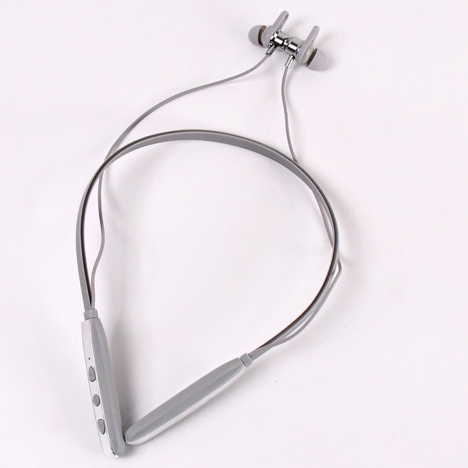 Magnetic OFF Earbuds Neckband Bluetooth (1 Pc / With Color Box & Zipper Plastic Bag)