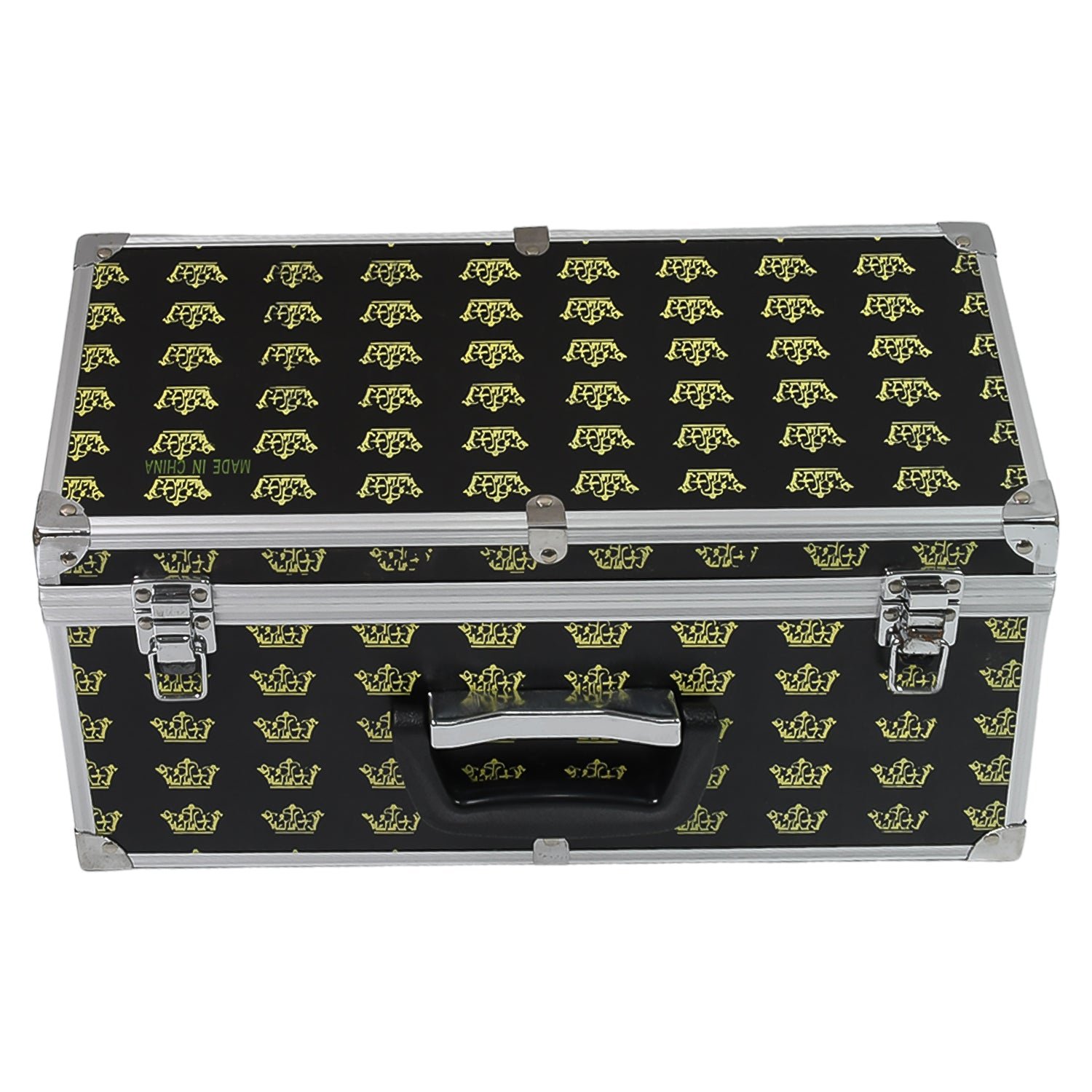 Wooden & Aluminium Portable Suitcase Travel Tool Box (38×17×18 Cm / 1 Pc)