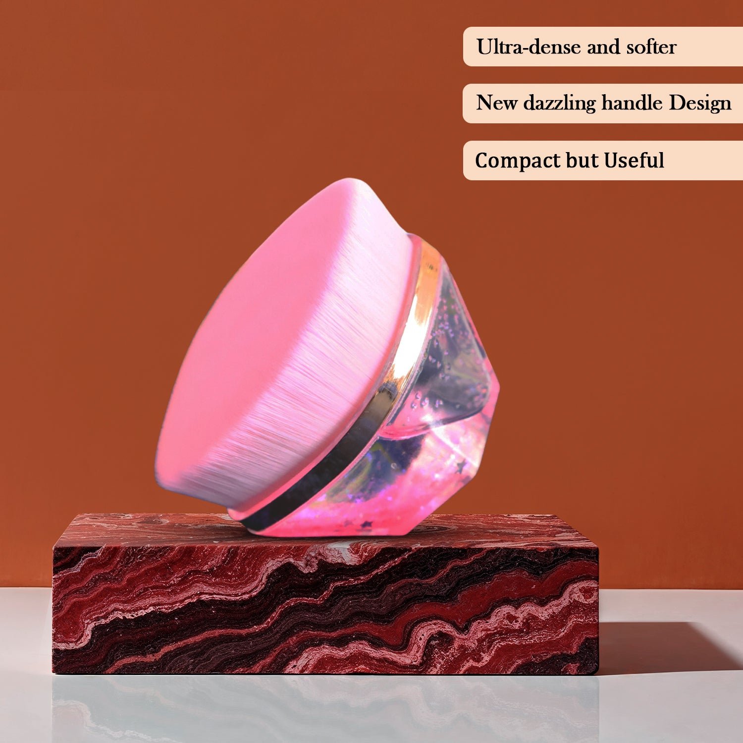 Glitter Cosmetic Brush with Starry Gel Base (1 Pc)