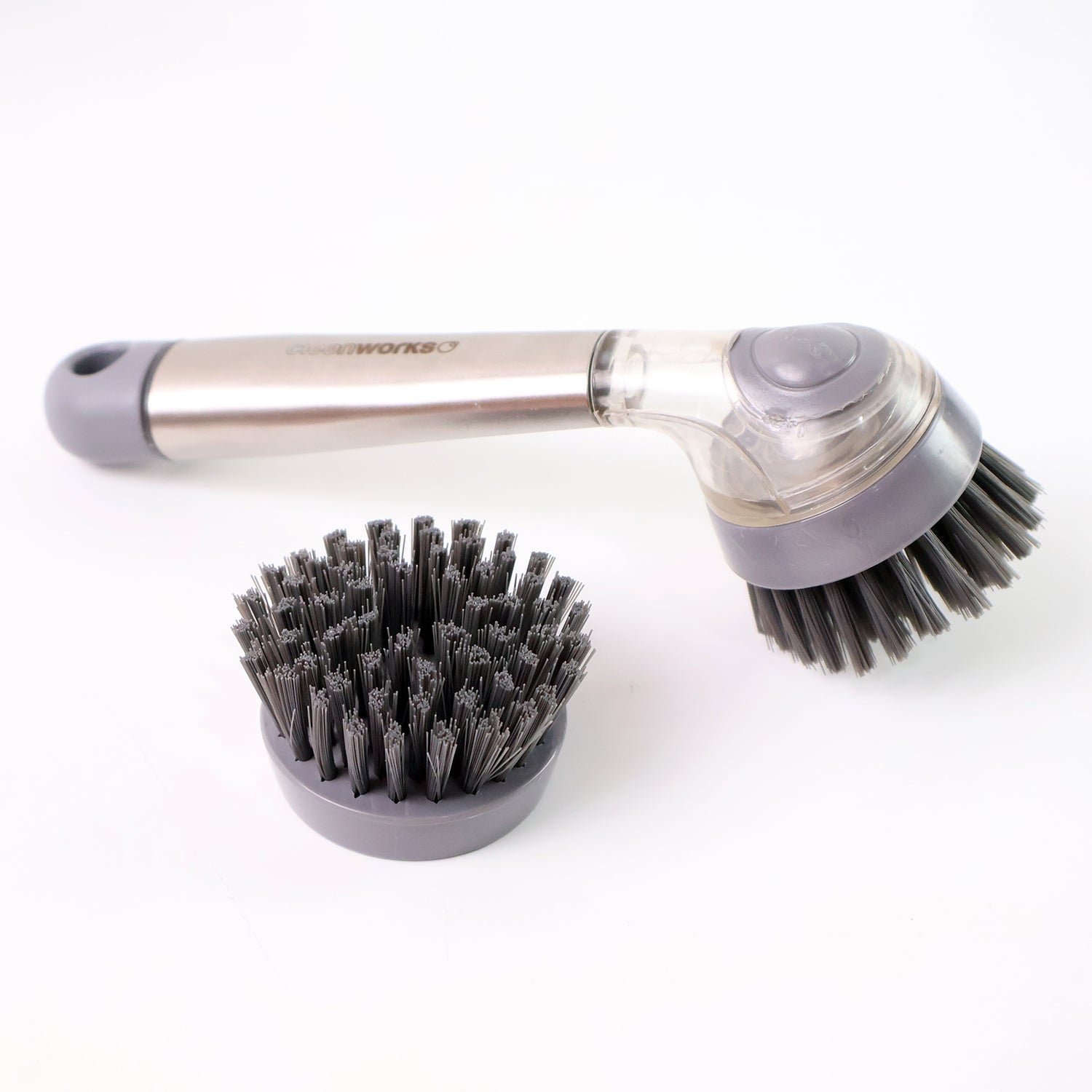 Cleaning Brushes Set – Scrub Brush, Bathroom Brush, Long Handle Pot Washing Brush