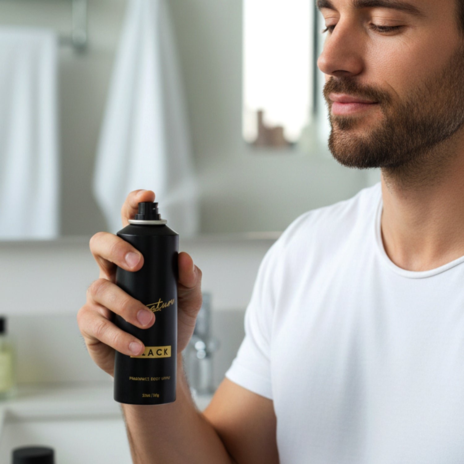 Signature Premium Black Fragrance Body Spray 200 ML