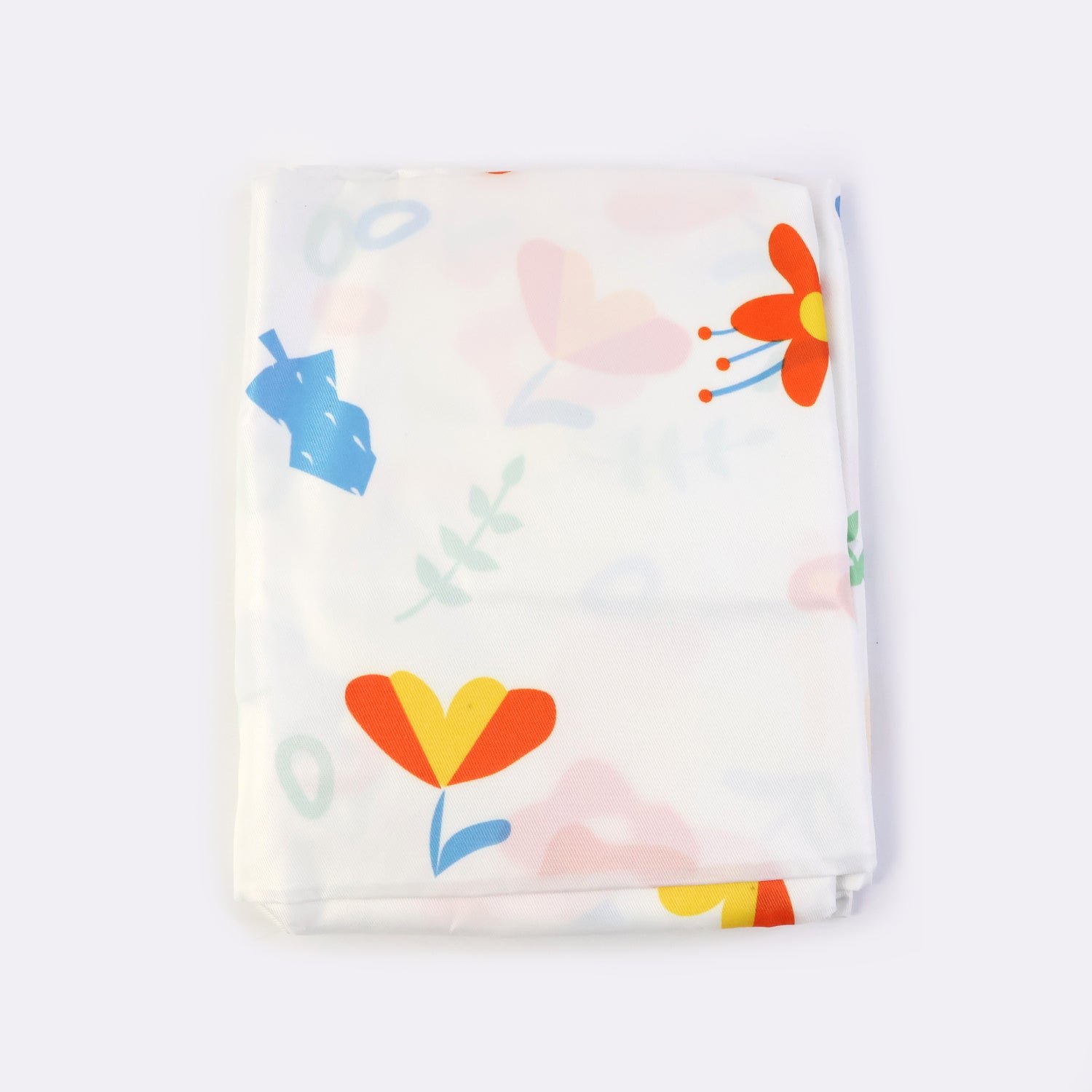 Flower-Printed Fan Cover - 1 Pc, 130x26 Cm