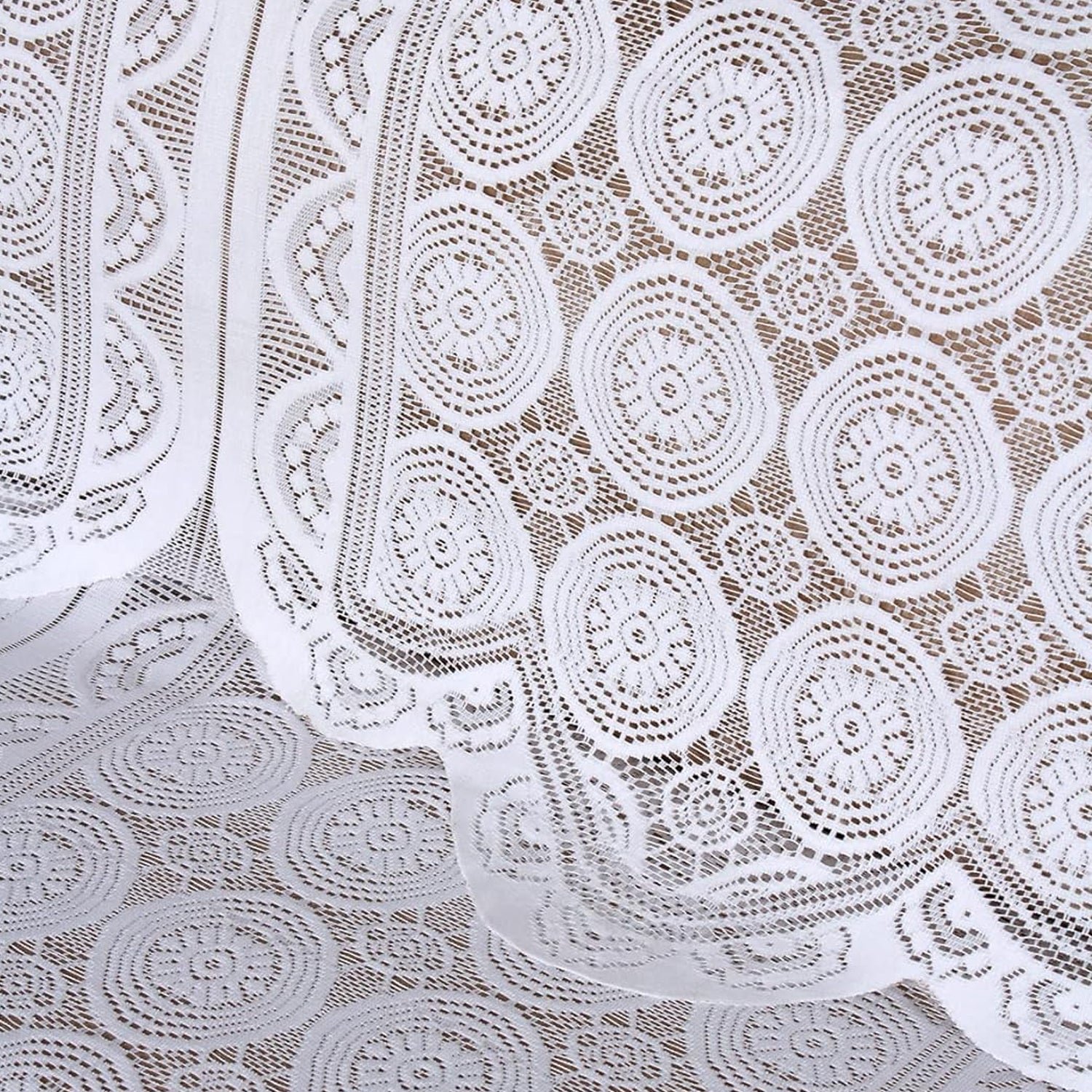 Lace-Design Sofa Runner - (230x28 Inch / Set)