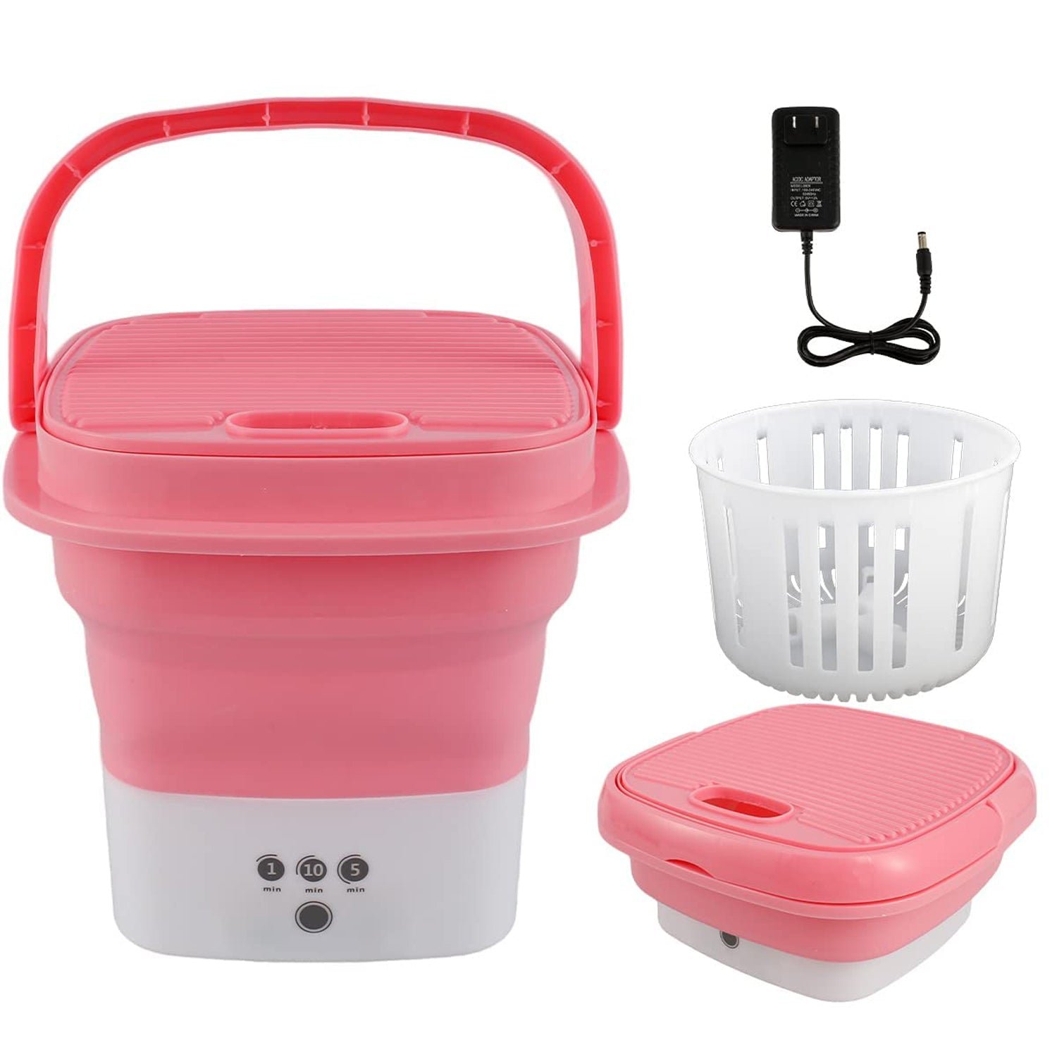 Foldable Electric Washing Bucket (1 Pc)