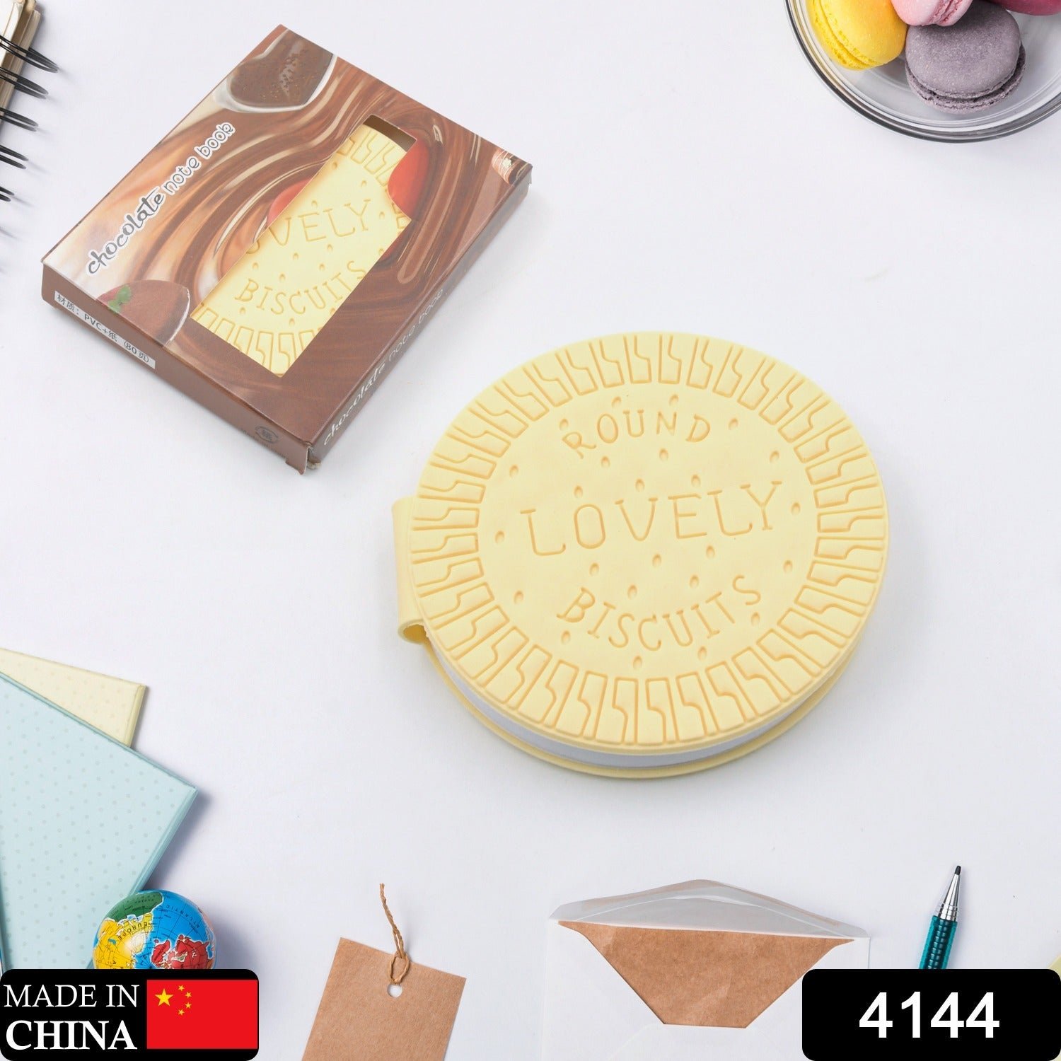 Round Chocolate Scented Notebook – Writing Practice & Early Learning Book (80 Pages)