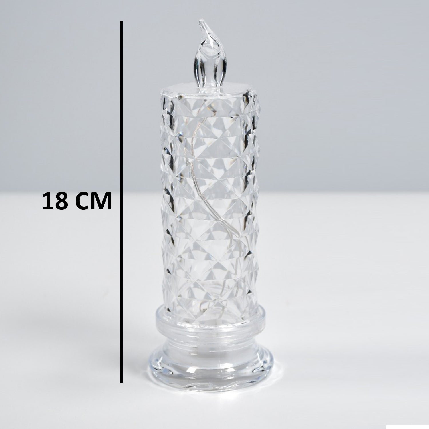 Rose Candles for Home Decoration, Crystal Candle Lights, Diwali