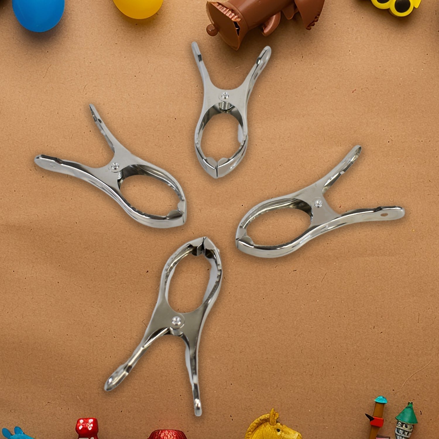 Stainless Steel Clothes pins Beach Towel Clips (10 Pcs Set)