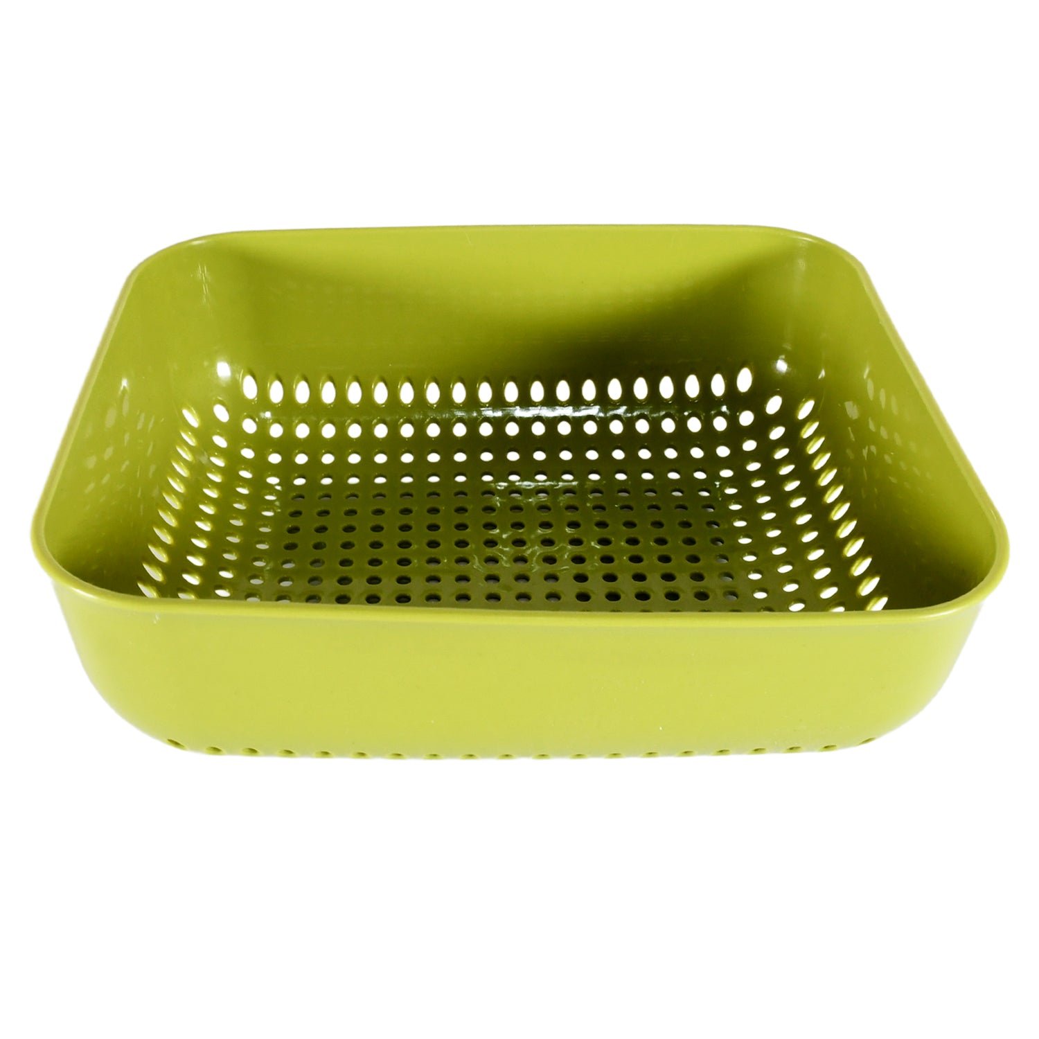 Multipurpose Small Plastic Kitchen Basket, Vegetables and Fruits Washing, (20x17 Cm)