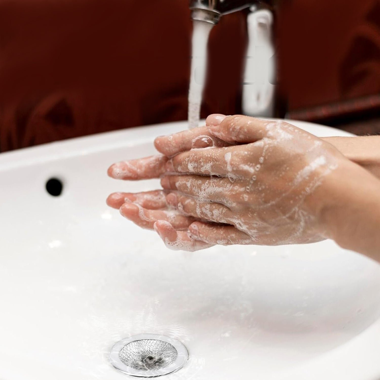 Stainless Steel Kitchen Sink Strainer (2 Pc Set)