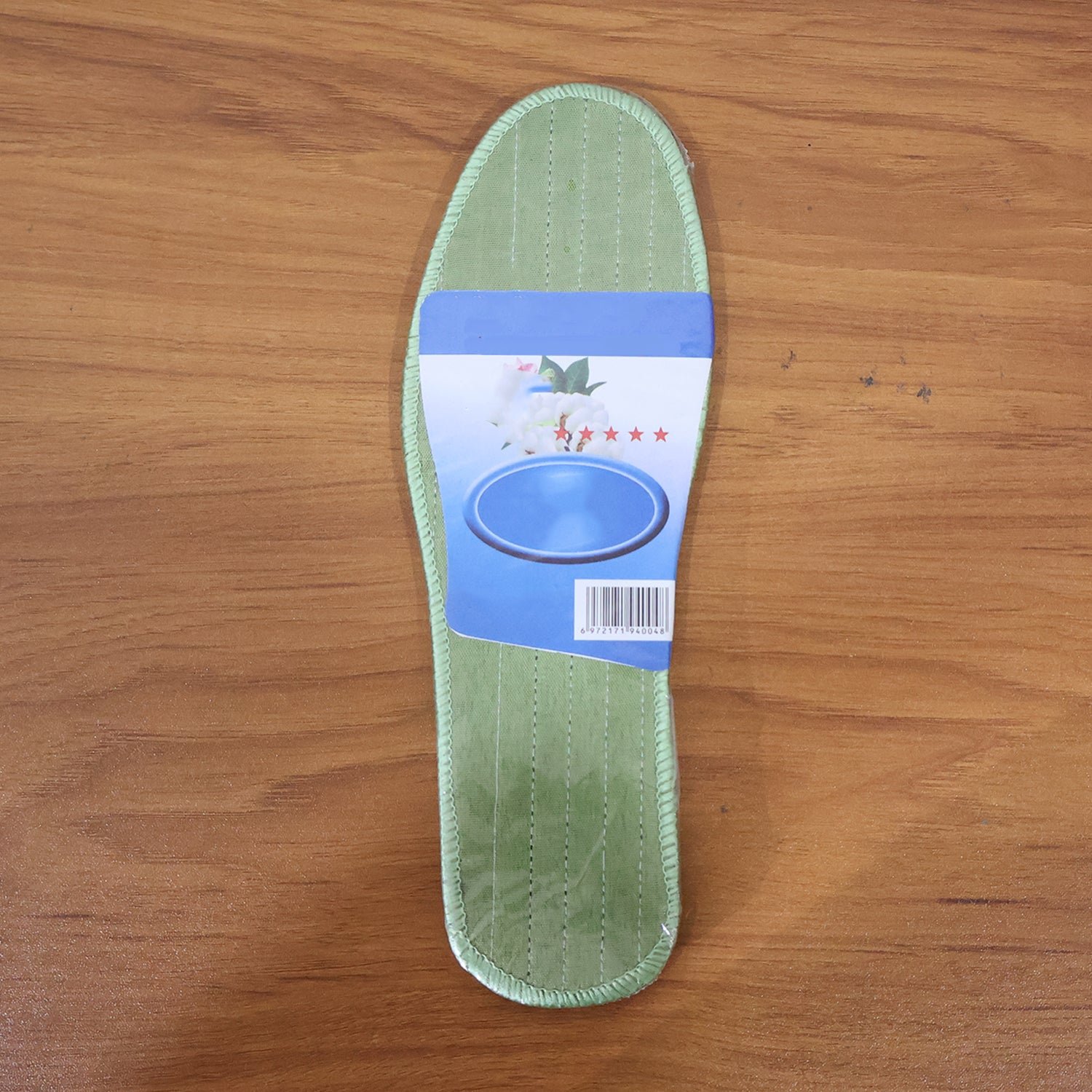 Premium Comfort Shoe Insoles for Daily Foot Support Size 38 (1 Pair / Mix Design)