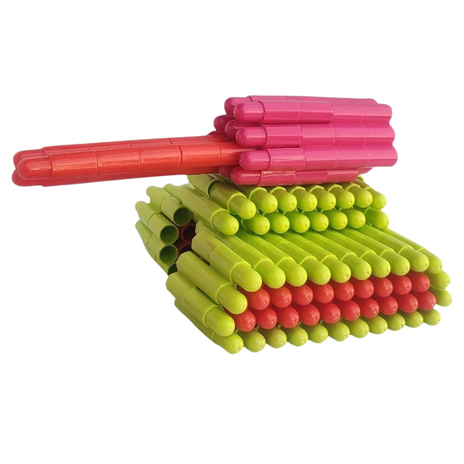 Bullet Blocks Intelligent Kids Creative Bullets Shaped Building (Approx 88 Pcs)