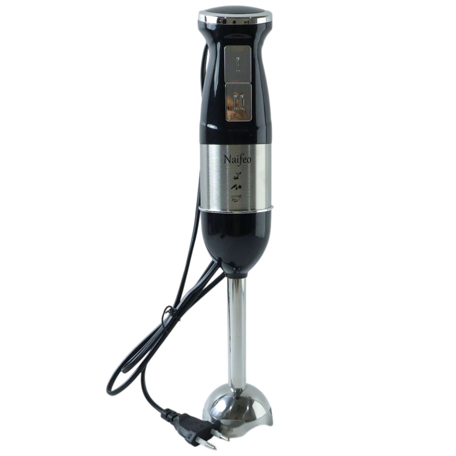 Stainless Steel Handheld Emulsion Blender With Four-blade Blade (300W / 1 Pc)
