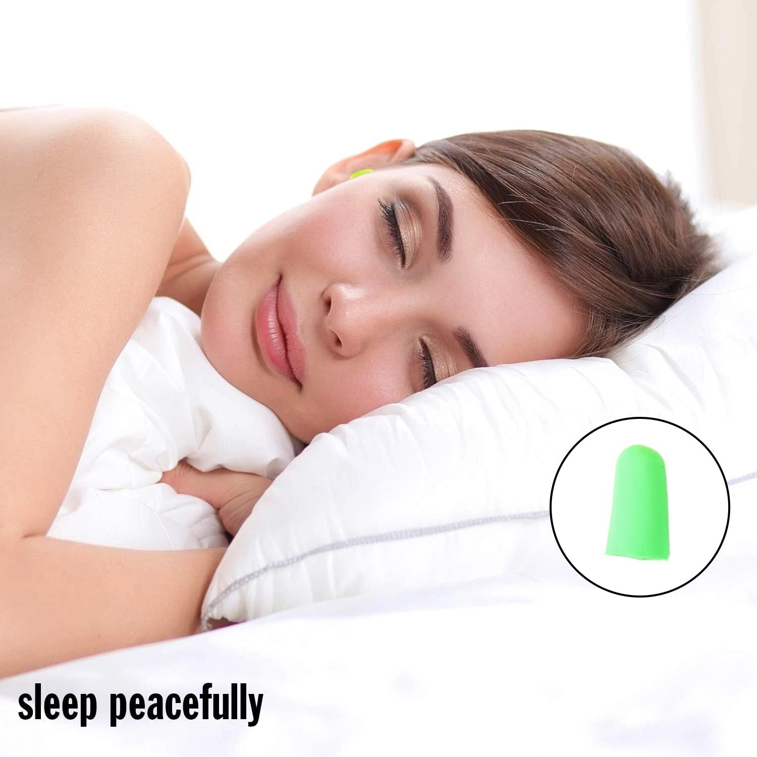 Soft Foam Noise-Cancelling Earplugs 4 pairs