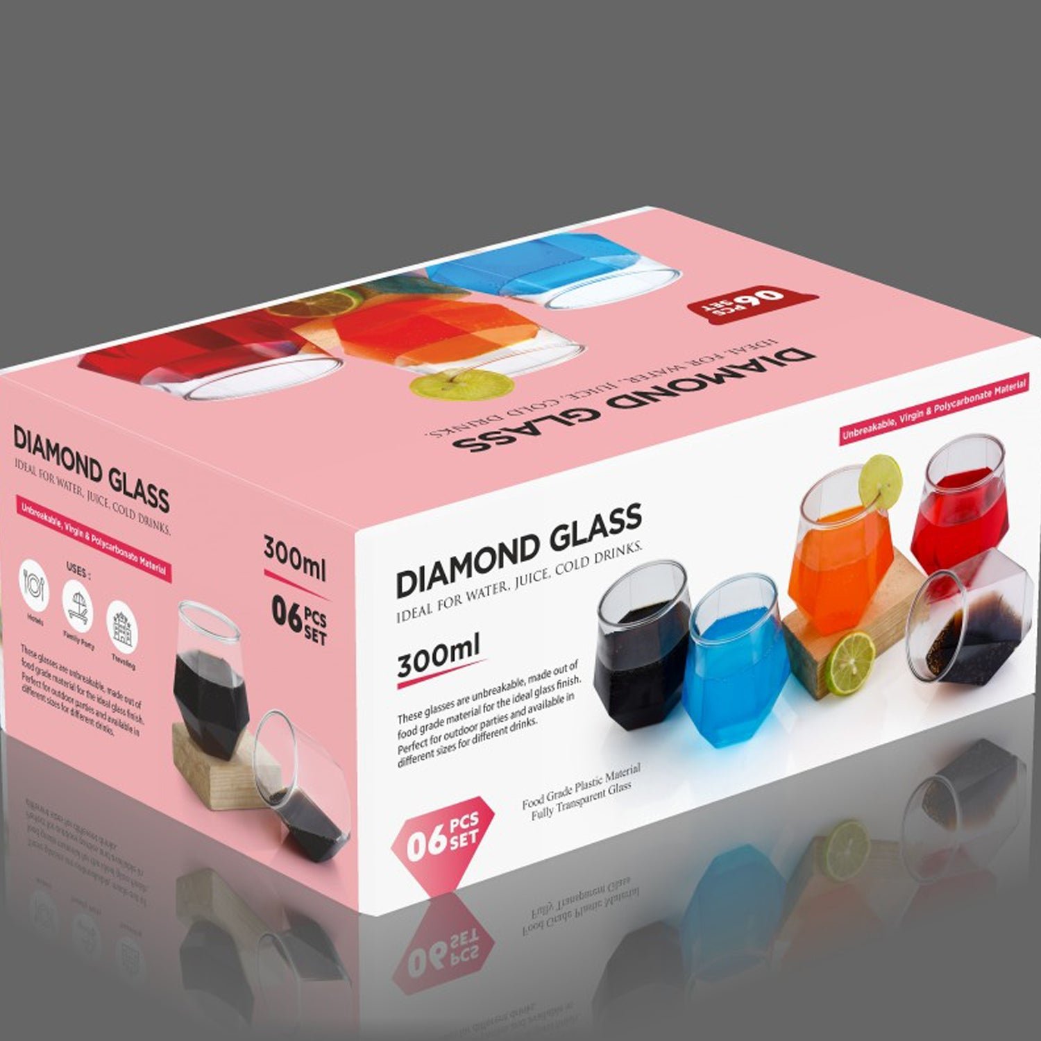 Premium Transparent Pilsner Glasses