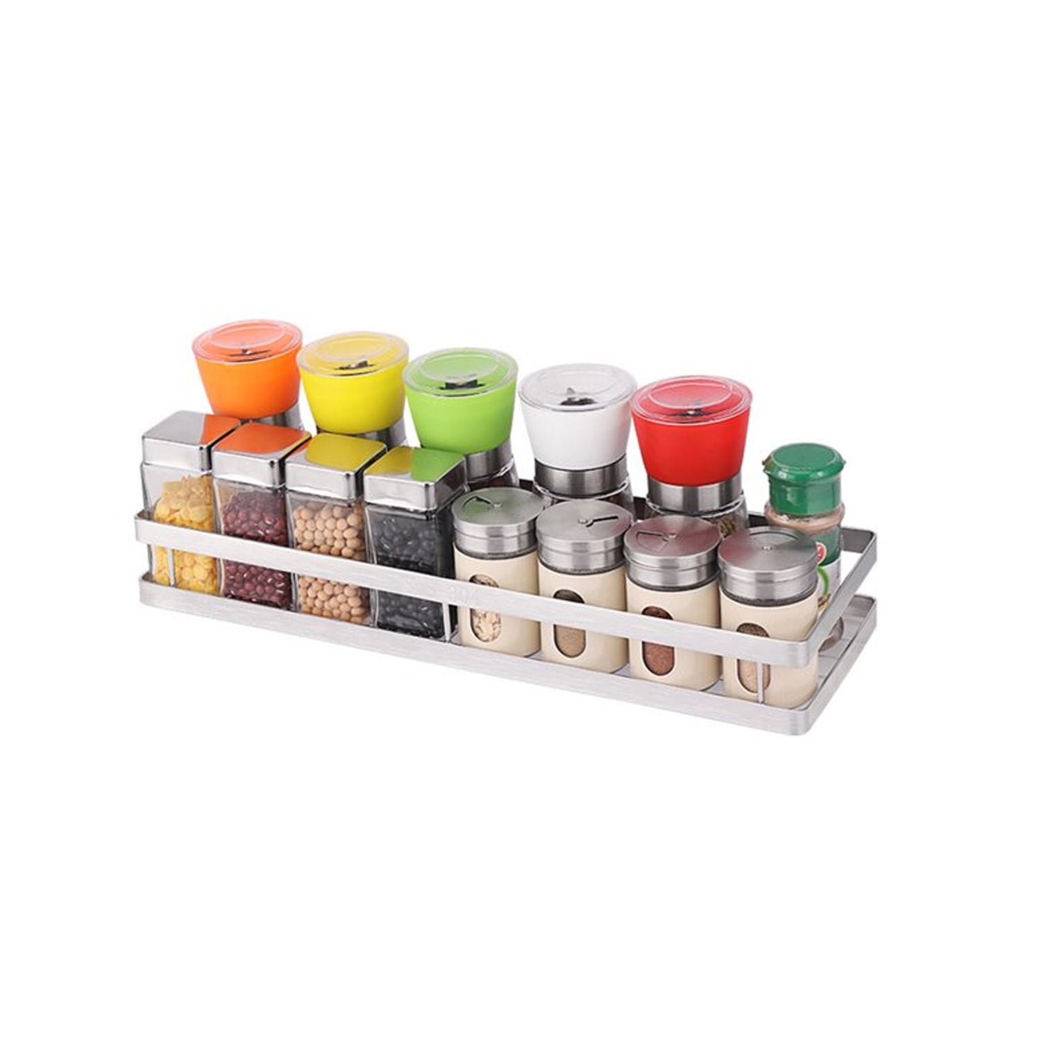 25 cm Metal Space Saving Rack – Multi-Purpose Kitchen Storage Organizer Shelf