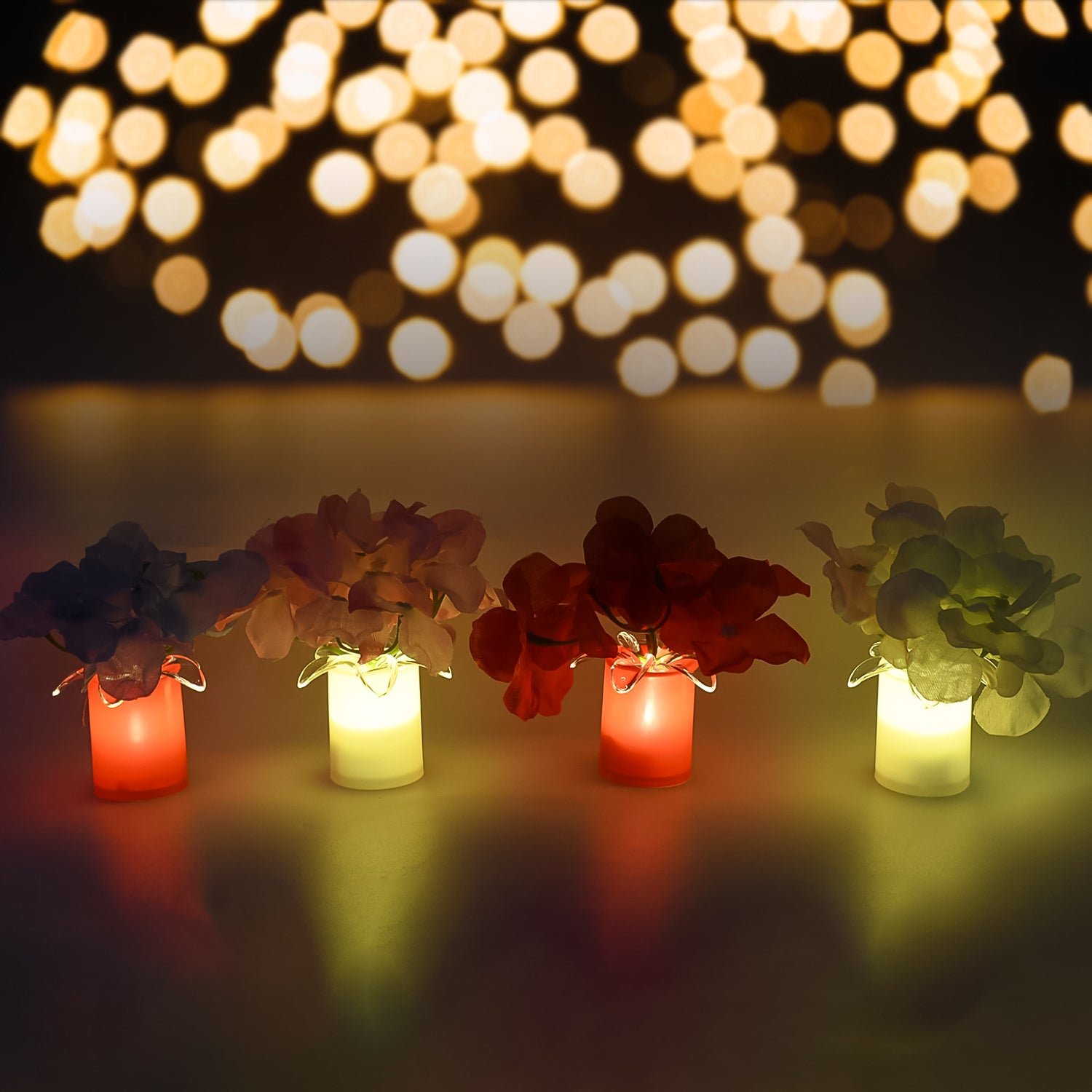 LED Mood Lights Bedroom Interior Decor Lighting, Diwali (12 Pcs Set)