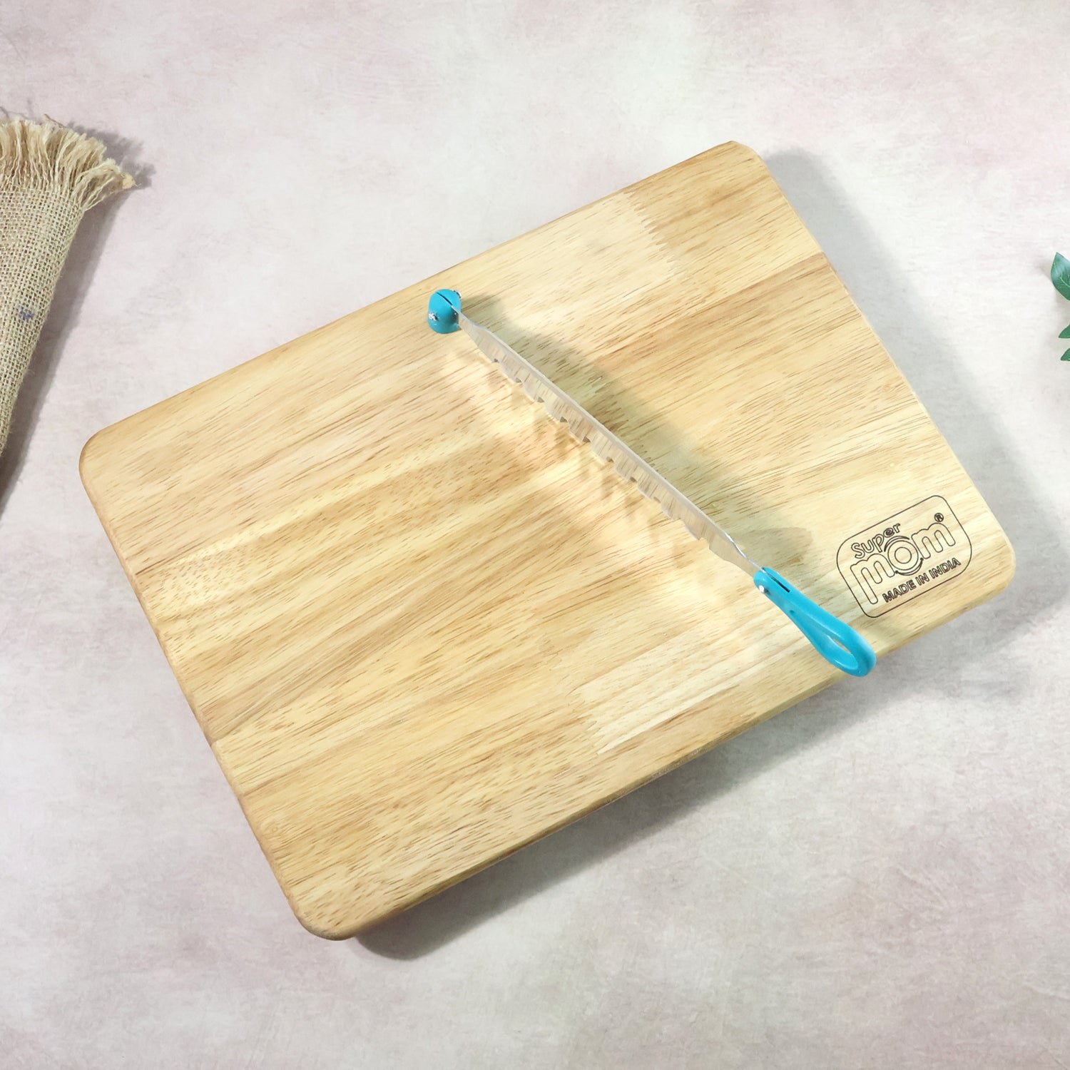Supermom Wooden Craft Cutting and Chopping Board (1 Pc)