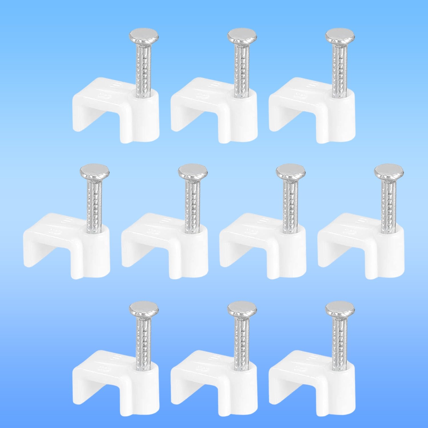 Nail Cable Clips for Wire Management (10mm & 50 Pc)