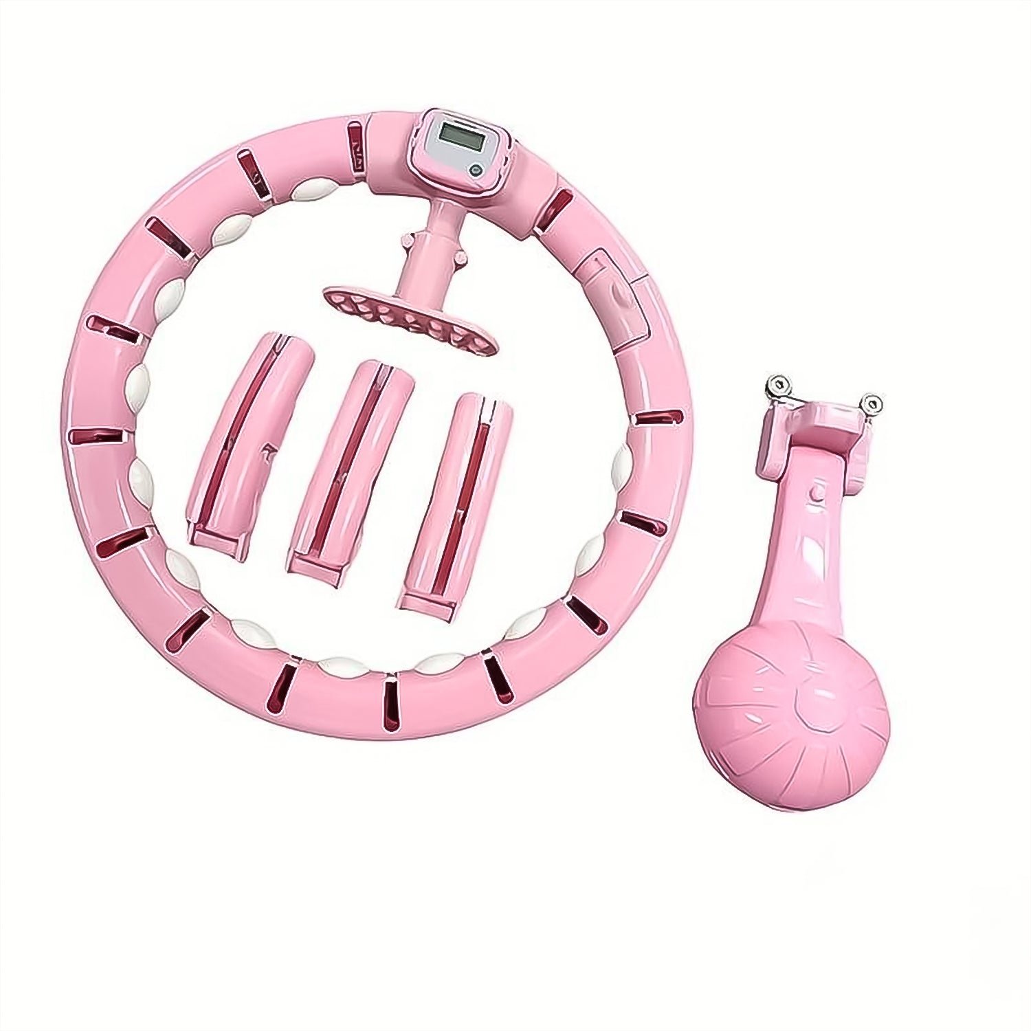 Fitness Hula Hoops with Spinning Ball and Intelligent Counter (1 Pc/ With Brown Box)