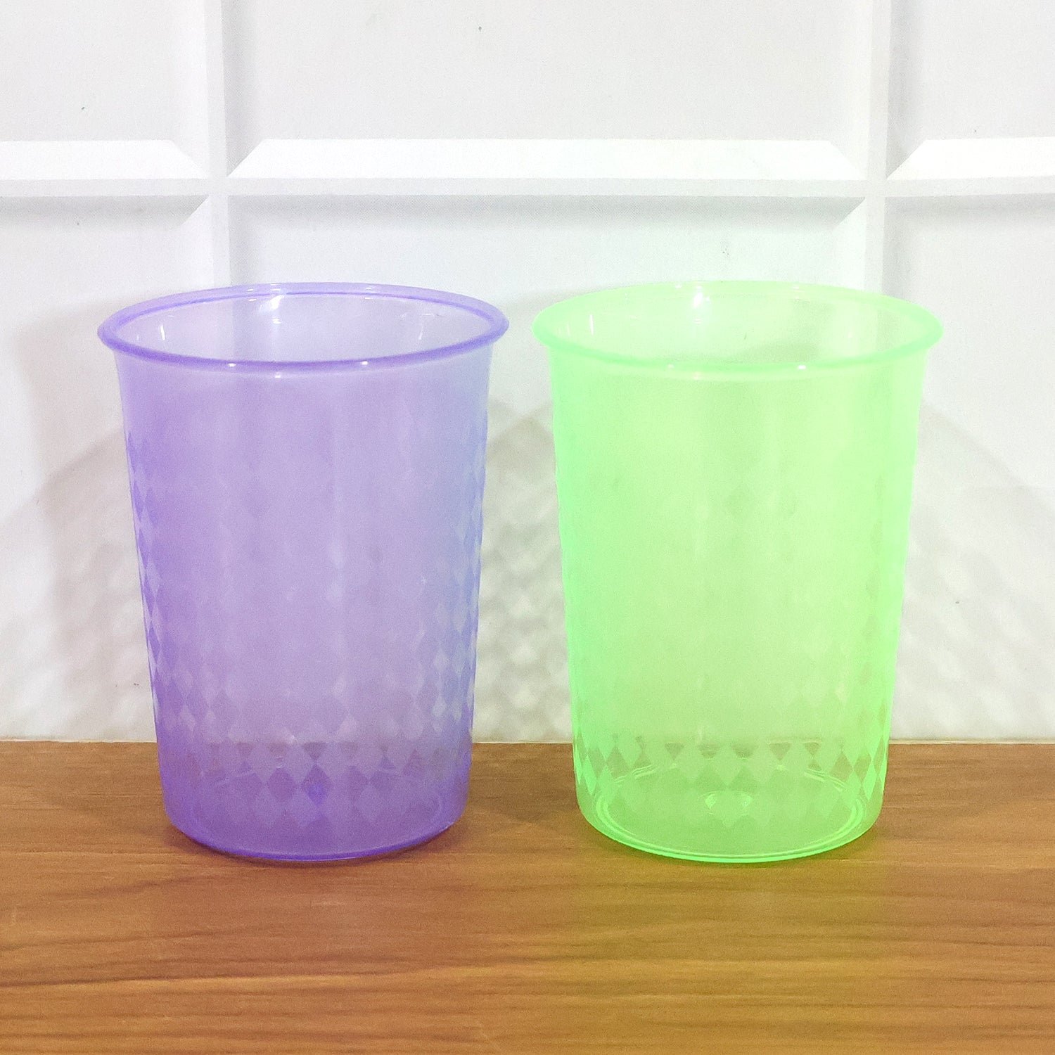 Reusable Plastic Drinking Glass 200 ML Approx (1 Pc, Mix Color)
