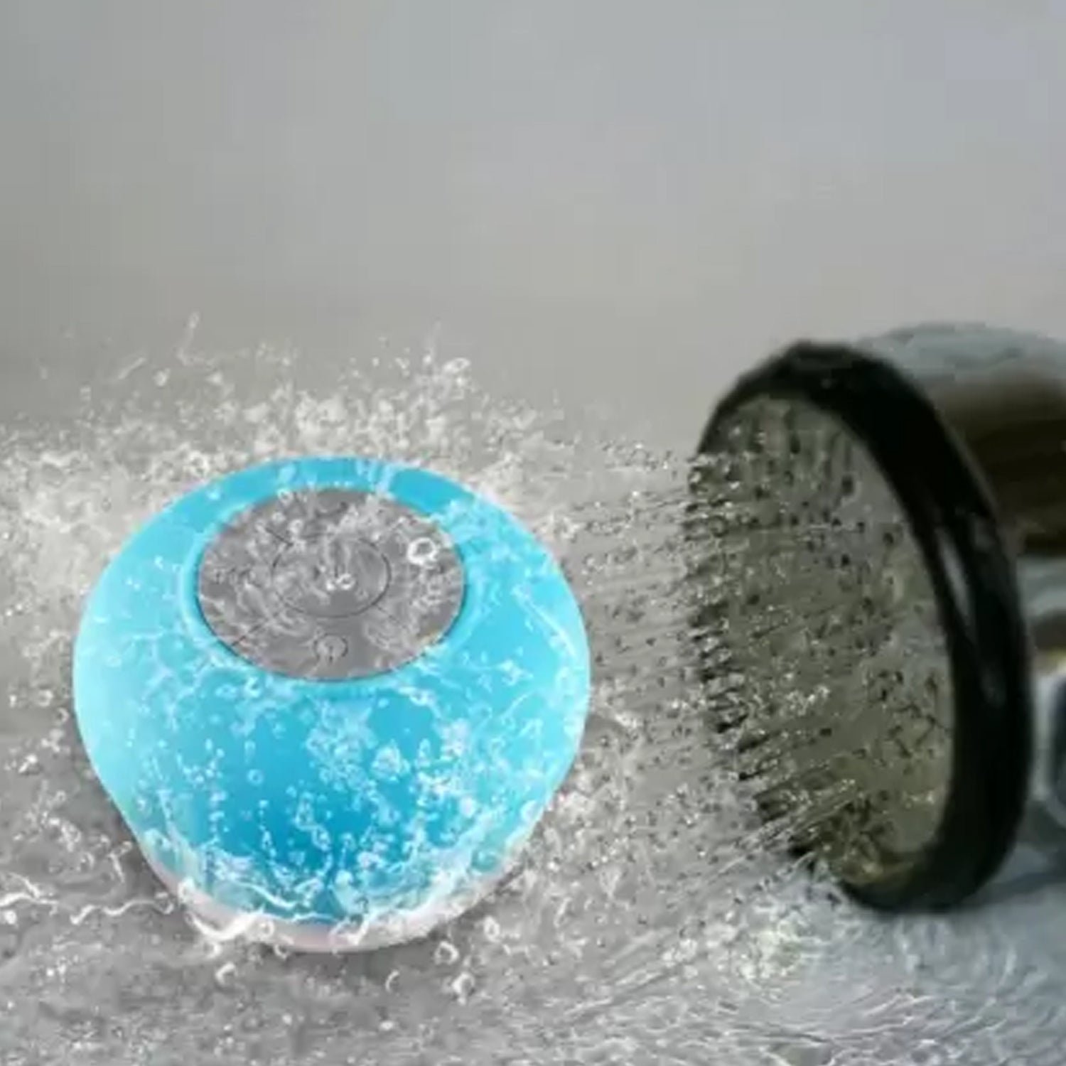 Mini Waterproof Hands-Free Bluetooth Speaker with MIC Suction Cup (1 Pc)