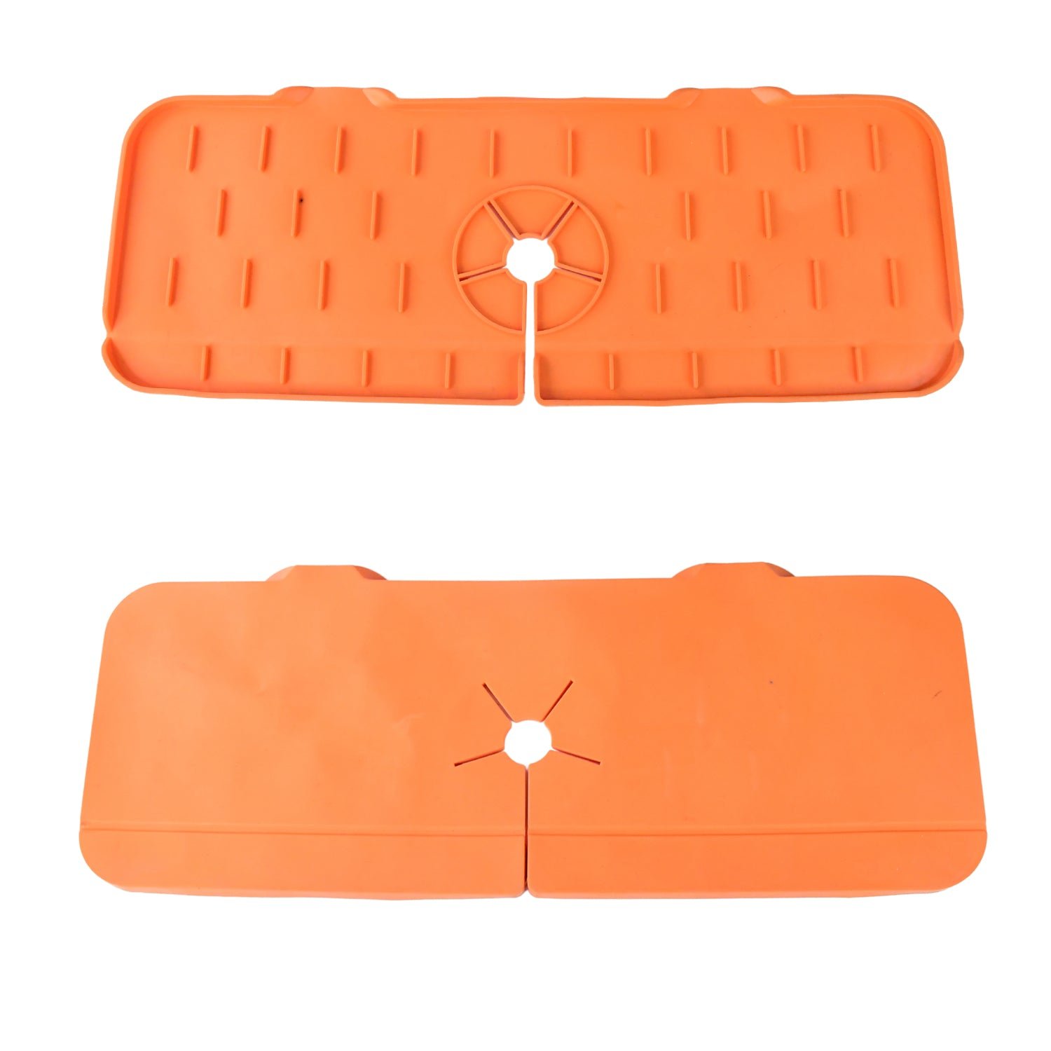 Silicone Faucet Splash Guard Pad Kitchen & Bathroom Sink (1 Pc / Mix Design & Size)