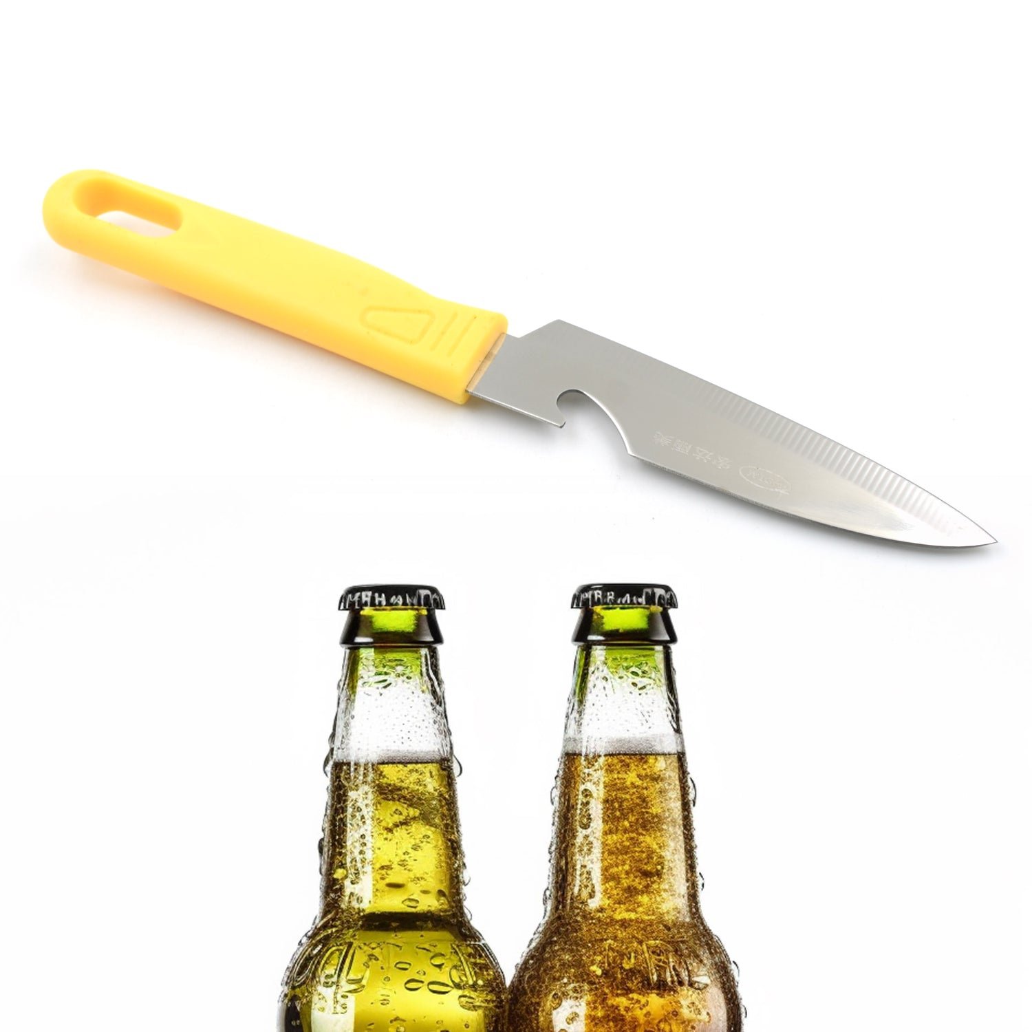 Stainless Steel Knife for Kitchen Use with Non-Slip Handle and Blade Cover 1 Pc