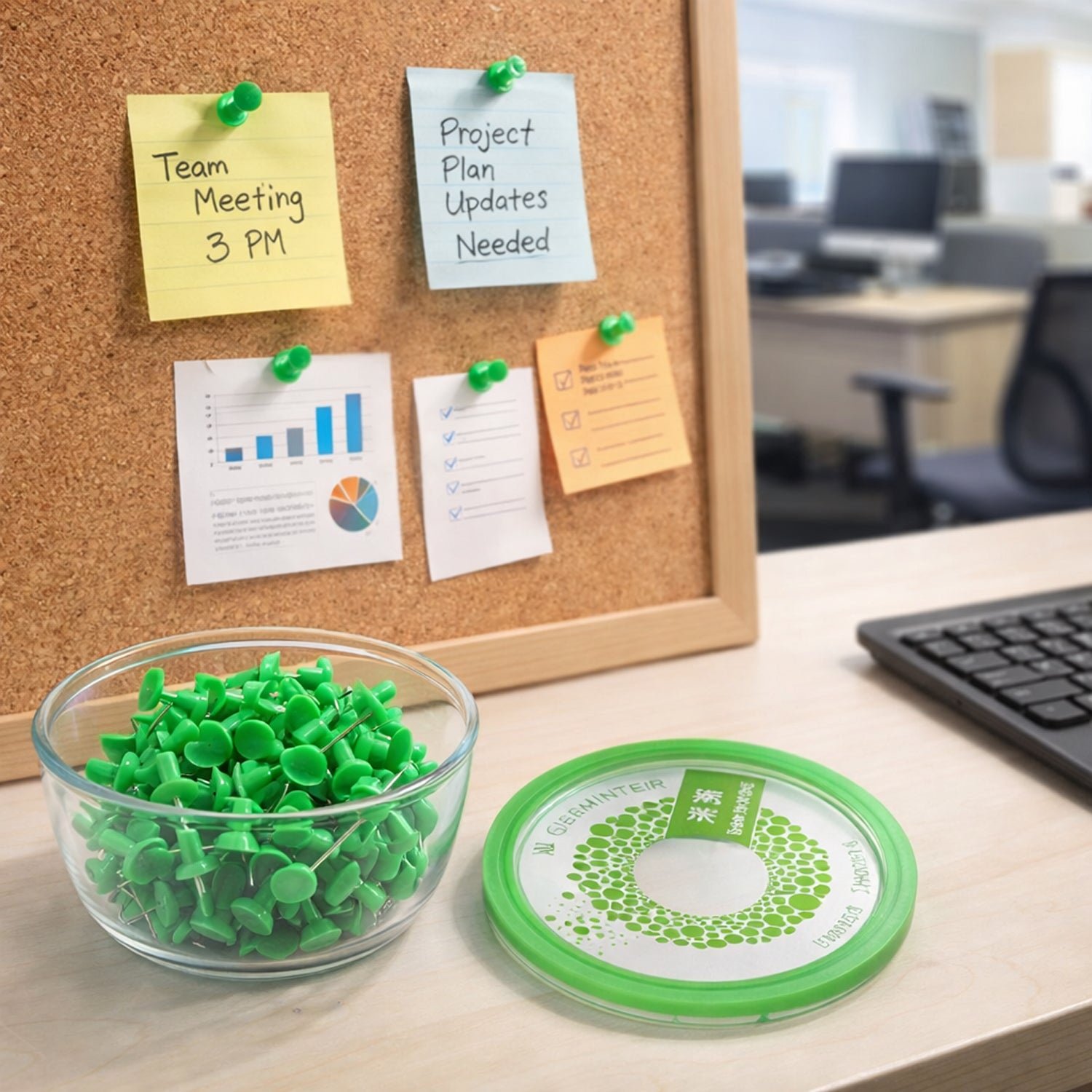 Heavy-Duty Plastic Head Push Pins Set (70 Pcs Set)