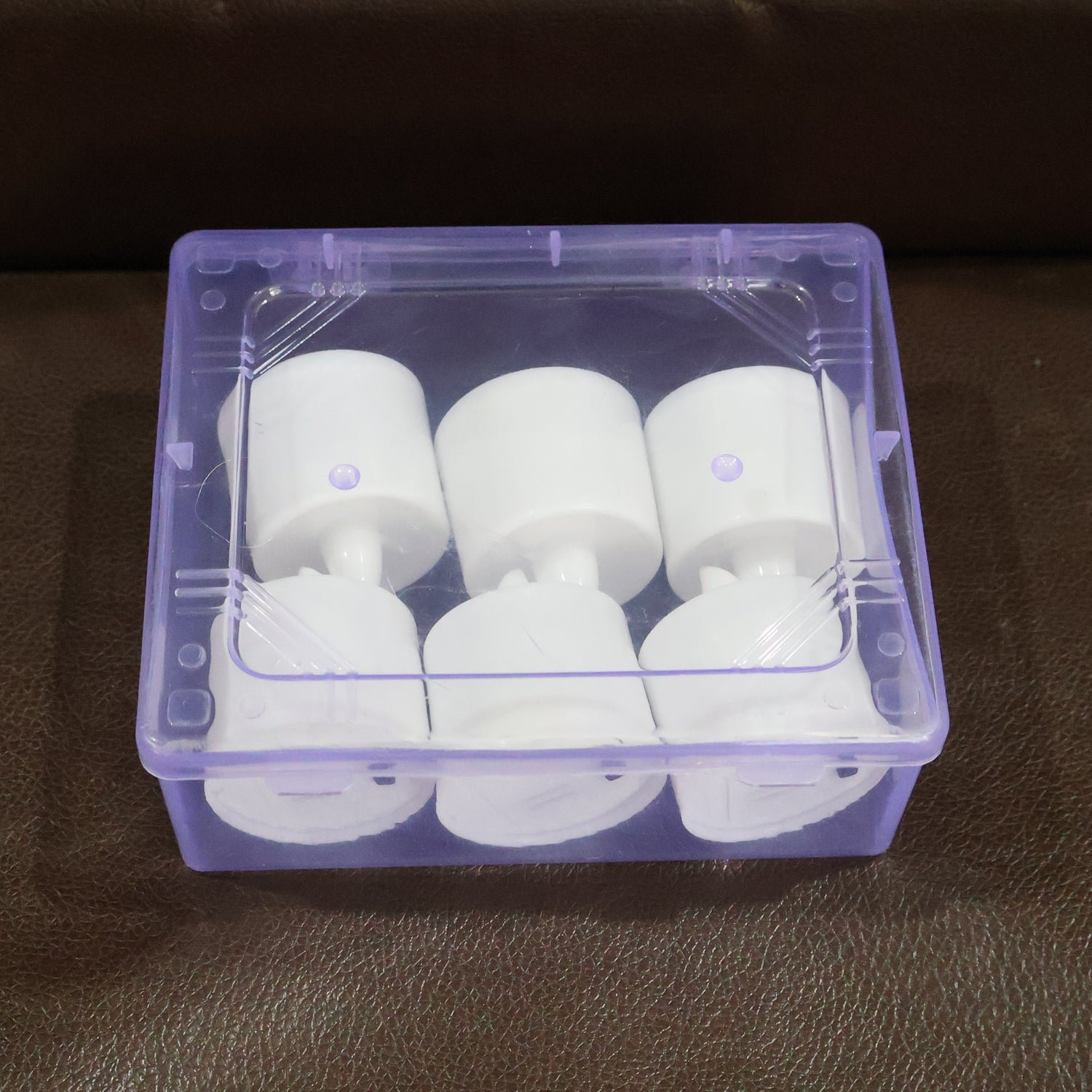 Blue LED Tea Light Candles (6 Pc)