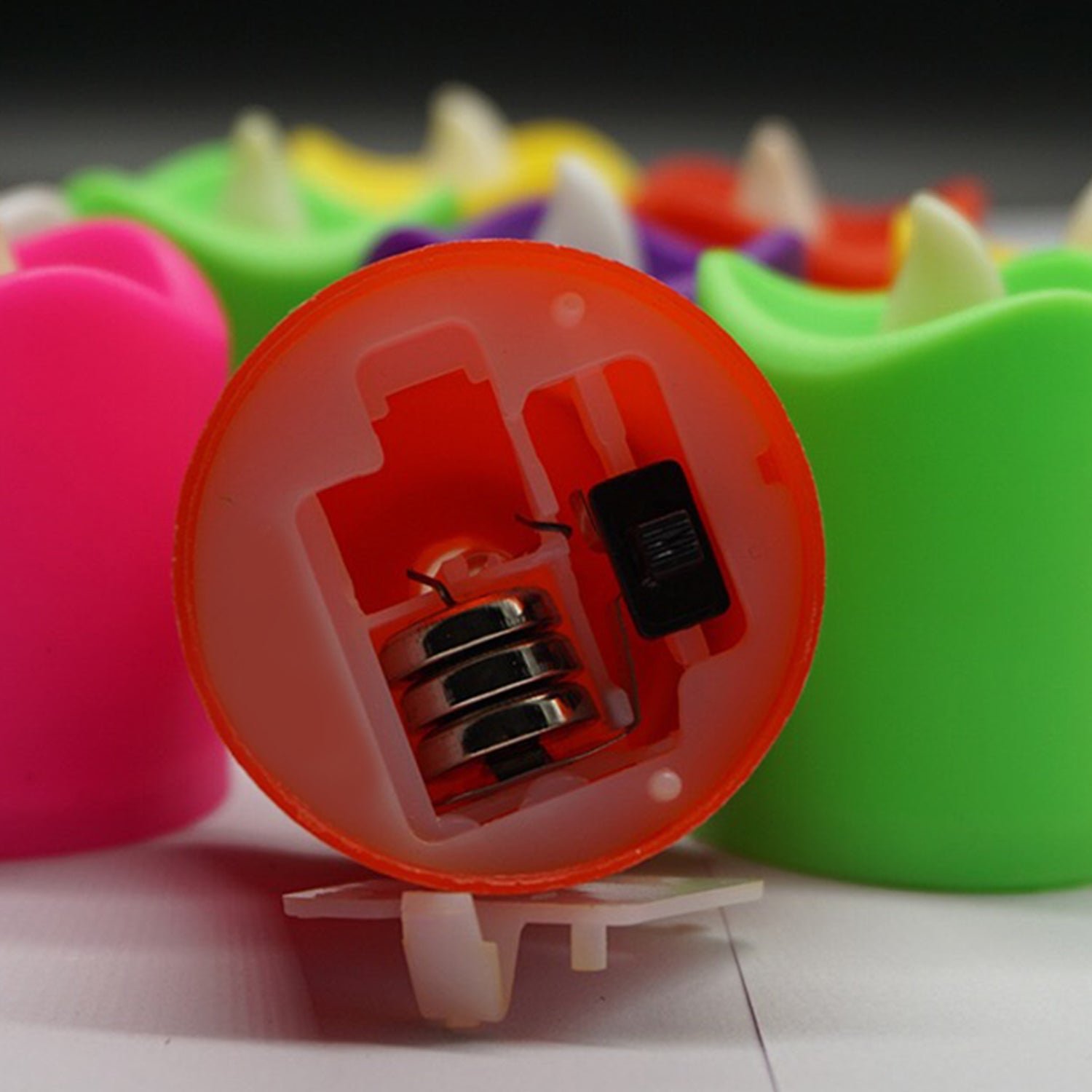 Festive Lighting for Any Occasion: 24 Pack LED Tealight Candles, Diwali (Multicolor)