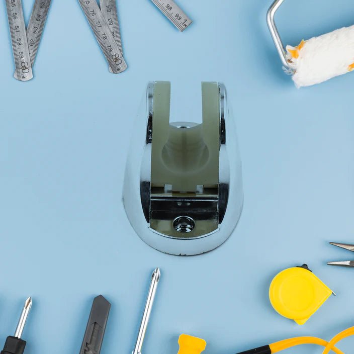 ADJUSTABLE HAND SHOWER HOLDER FIXING SCREWS ADJUSTABLE BRACKET FOR BATHROOM (Loose)