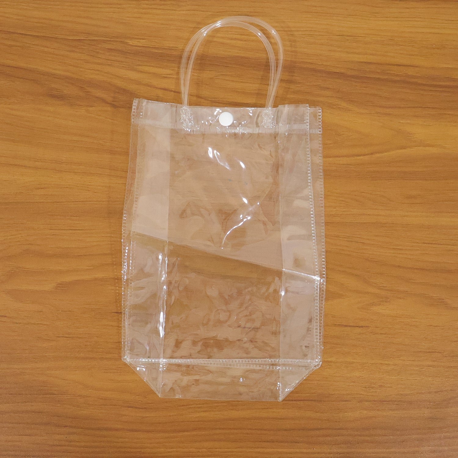 Transparent PVC Carry Bag (1 Pc, 22 x 16 Cm)