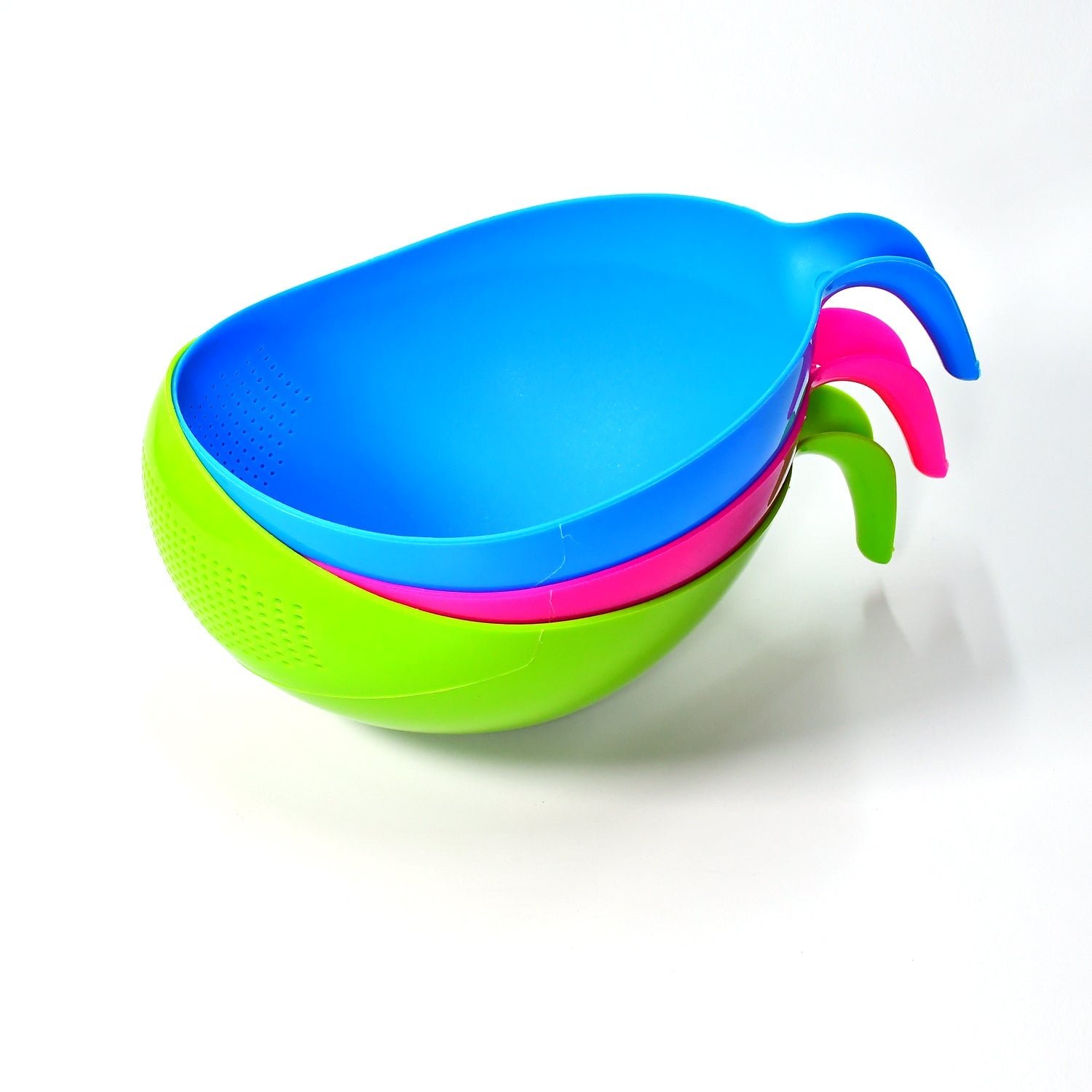 Plastic Rice Bowl / Food Strainer Thick Drain Basket (set of 3pcs)