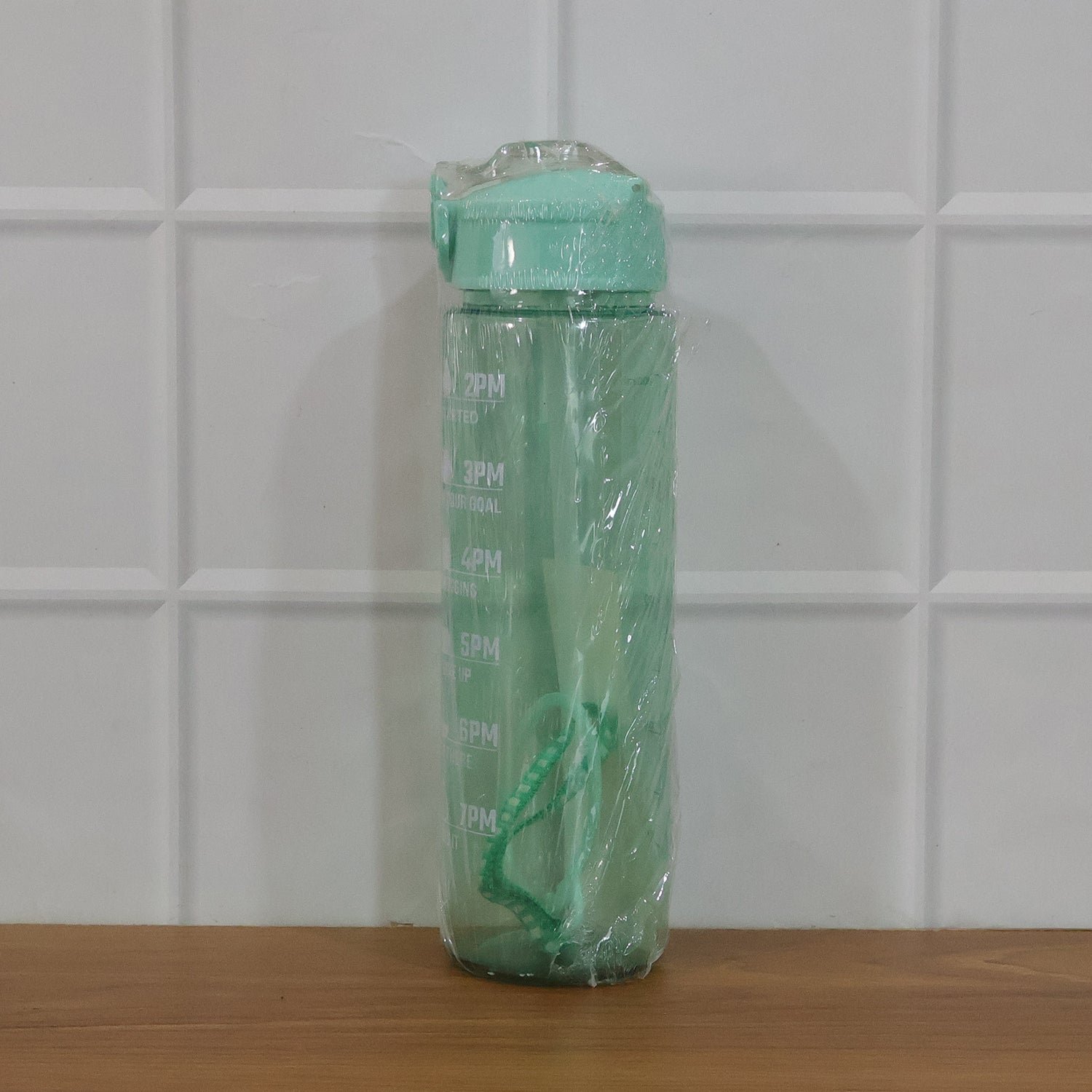 Motivational Water Bottle with Time Marker and Flip Top Lid (1000 ML)