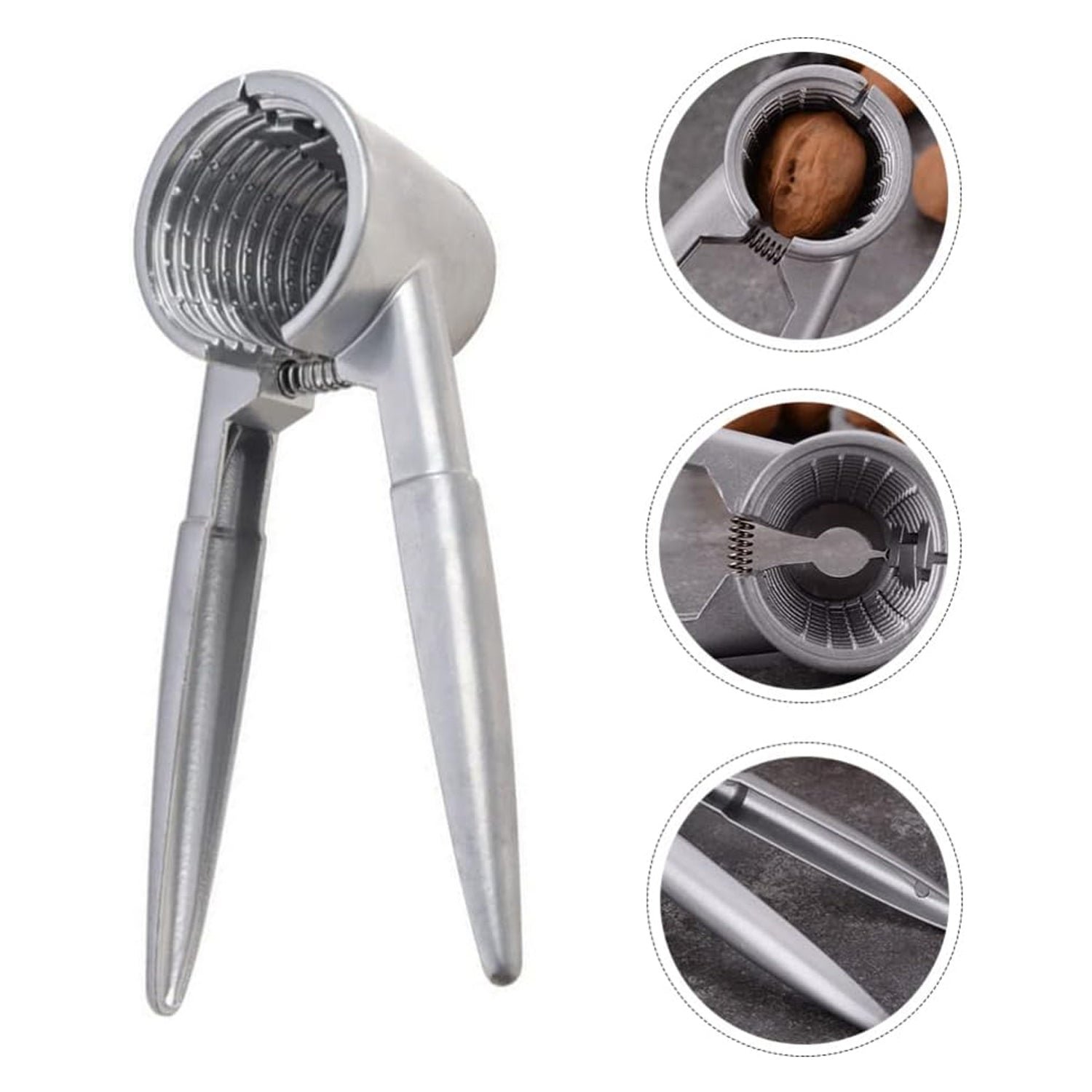 Luxury Stainless Walnut Cracker – Portable Nut Cutter & Bottle Opener for Nuts