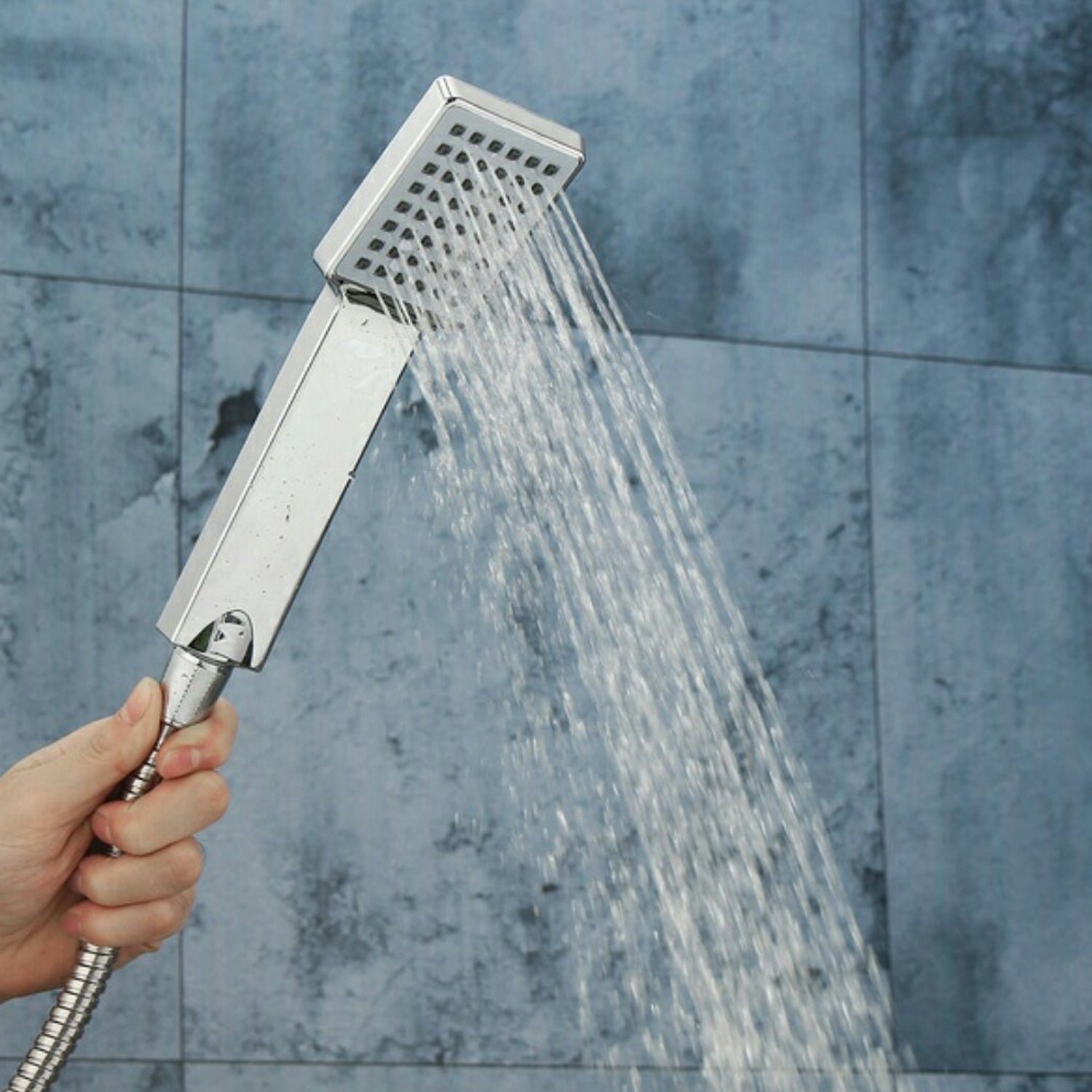 Stainless-Steel Handheld Shower Hose - (1 Pc)