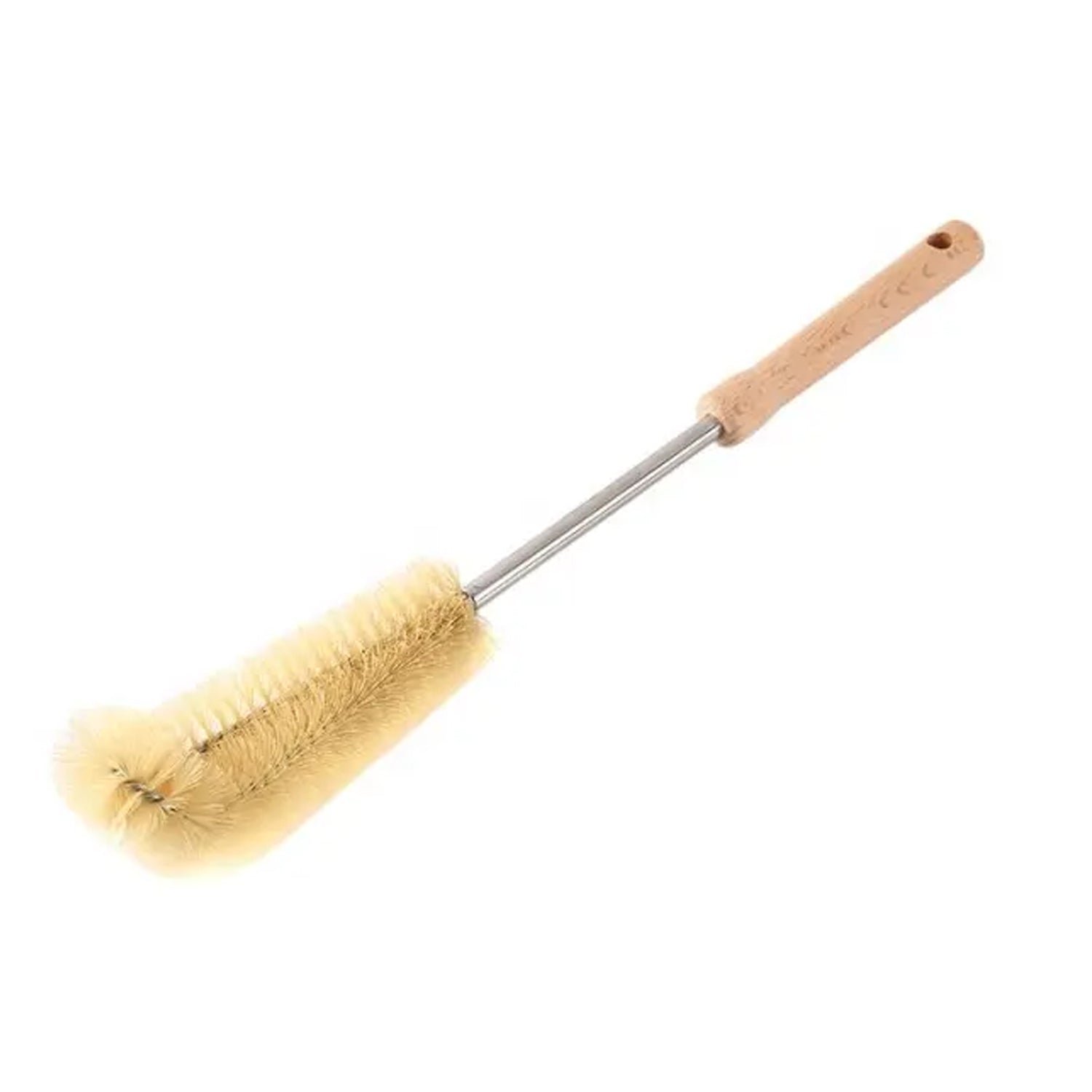 Bottle Brush with Curved Head Long Handle Washing Brush for Baby Bottles
