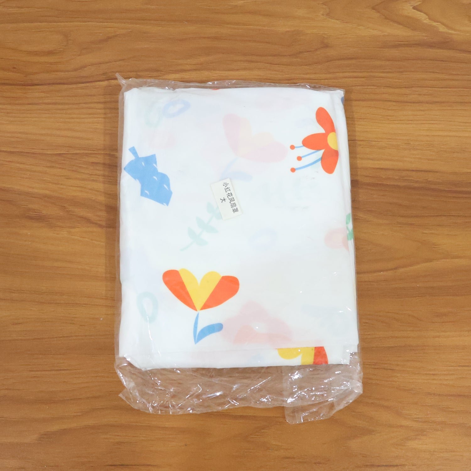 Flower-Printed Fan Cover - 1 Pc, 130x26 Cm