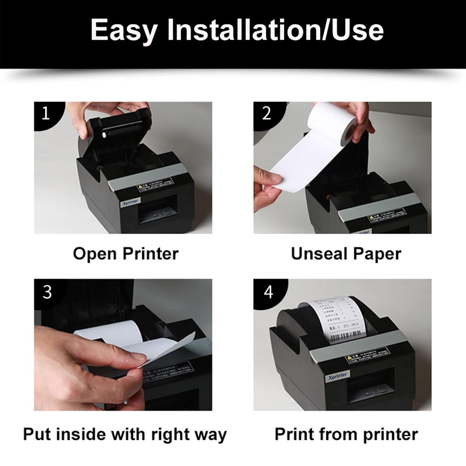Thermal Label Roll for Barcode Printing (78 × 60 mm)