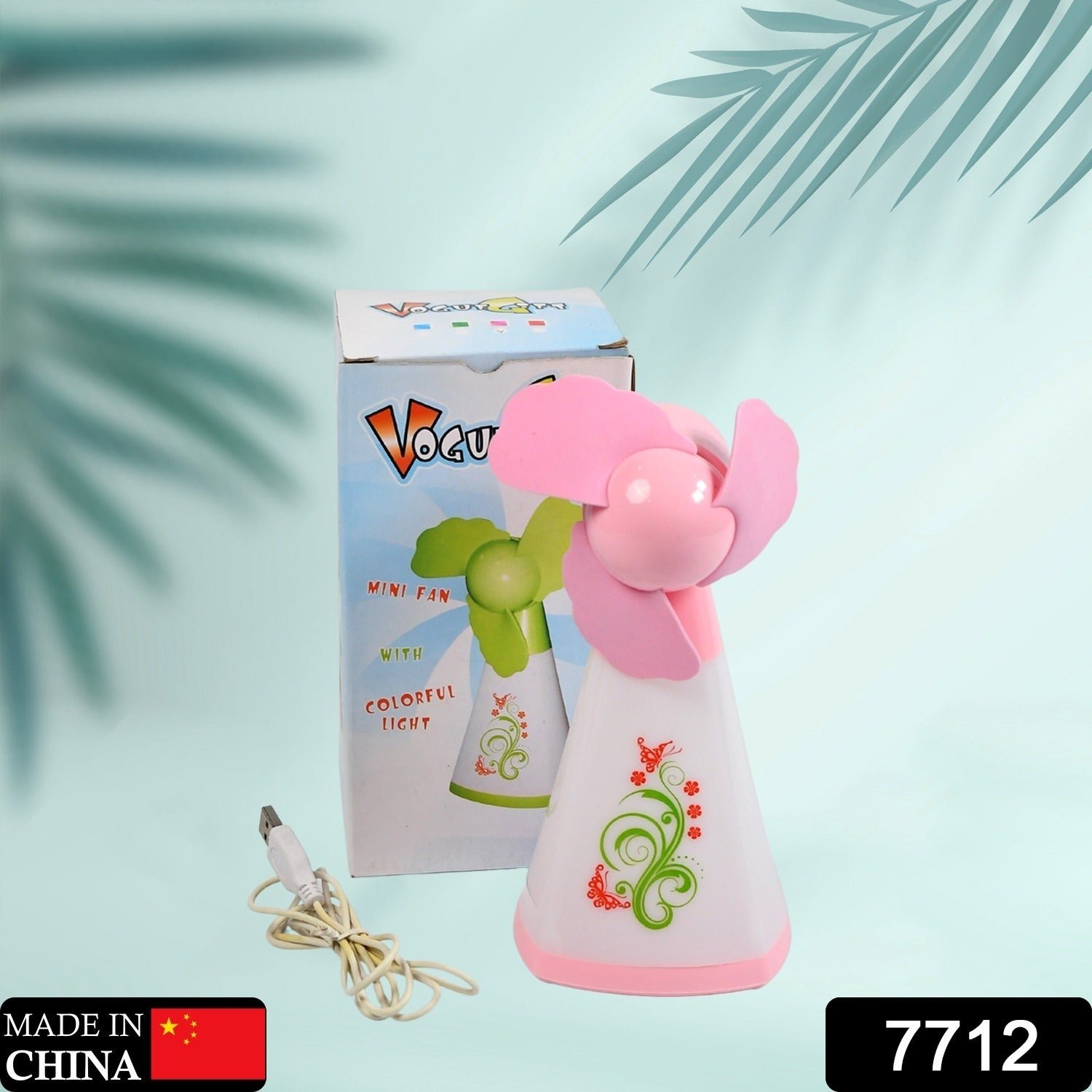 Portable USB Mini Fan for Office Desk Use