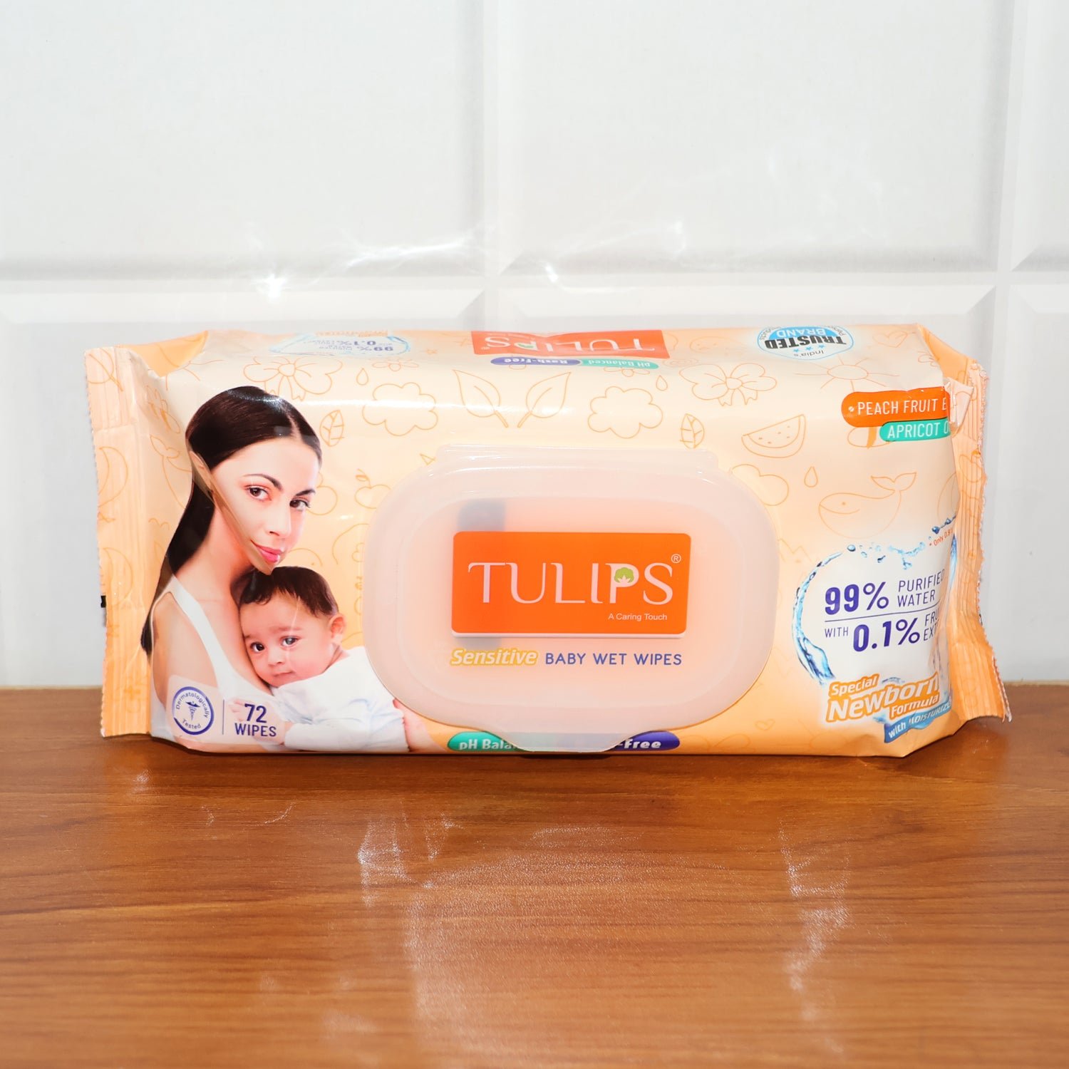 Tulips Sensitive Baby Wet Wipes (1 Set)