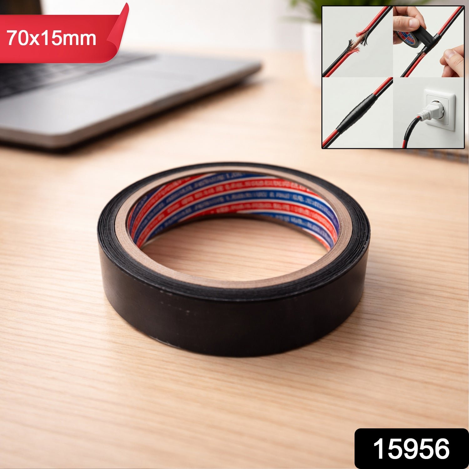 High Strength Electrical Insulation Tape (1 Pc,  70mm x 15mm)