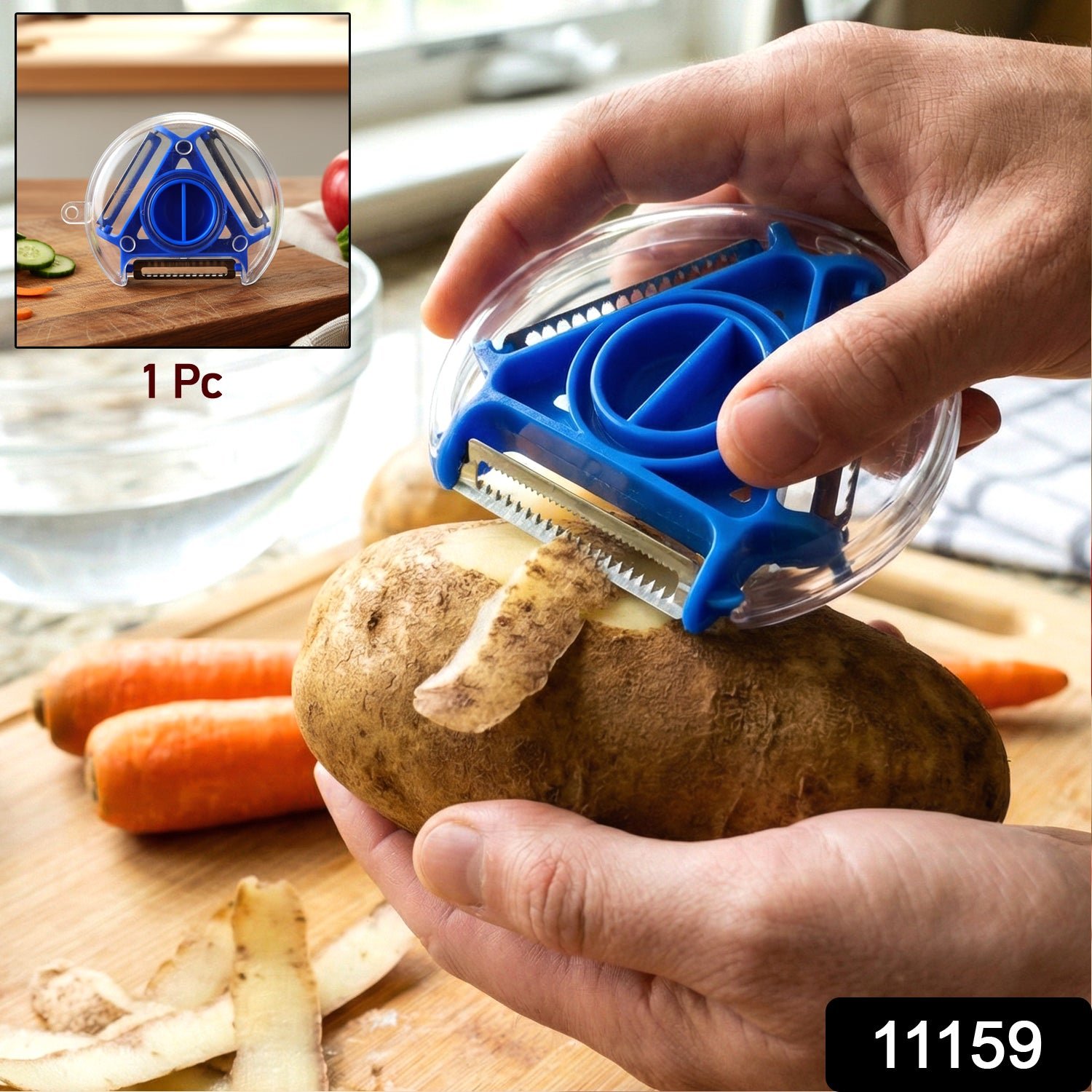 Multi-Function 3-in-1 Kitchen Peeler (1 Pc)