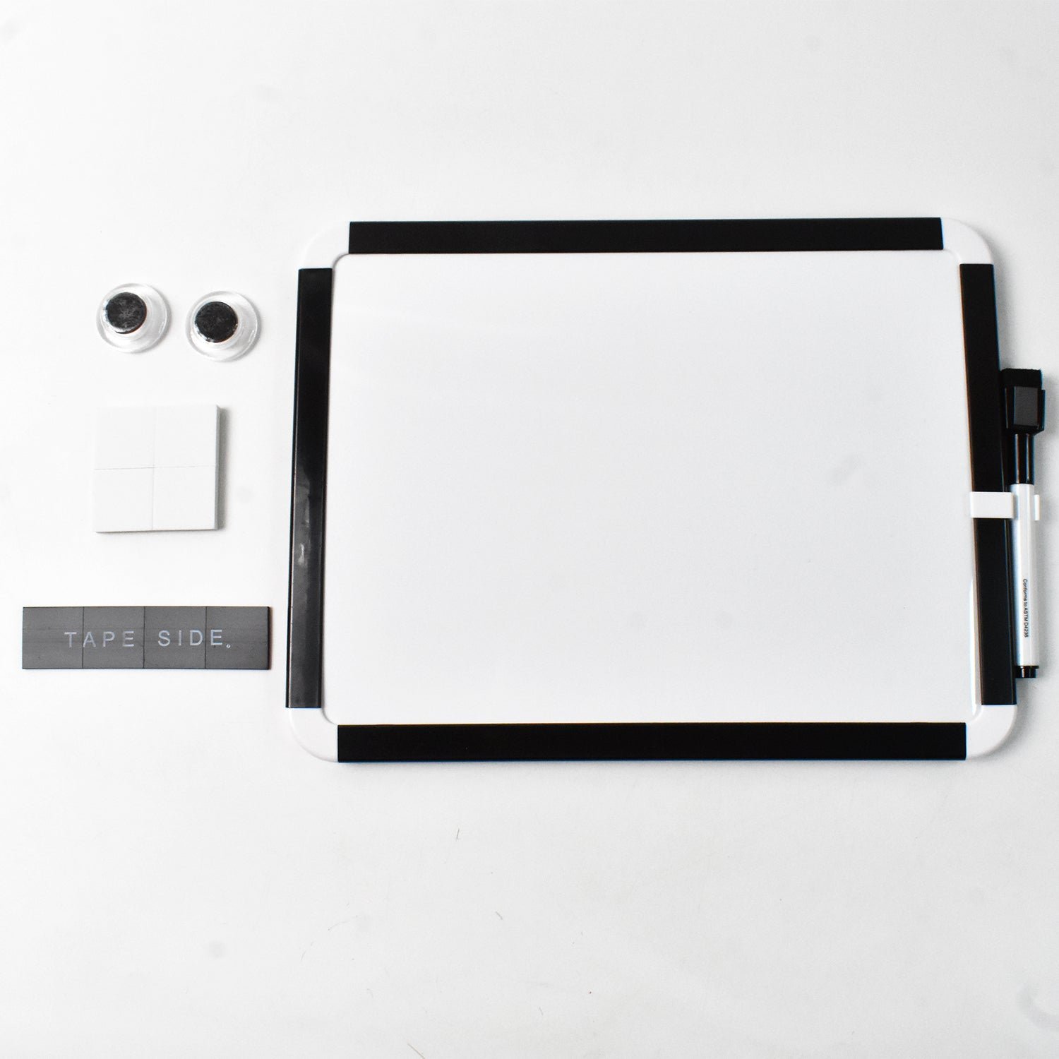 Magnetic White Board, Small Dry-Erase Board (21.6×28 Cm / 1 Set)