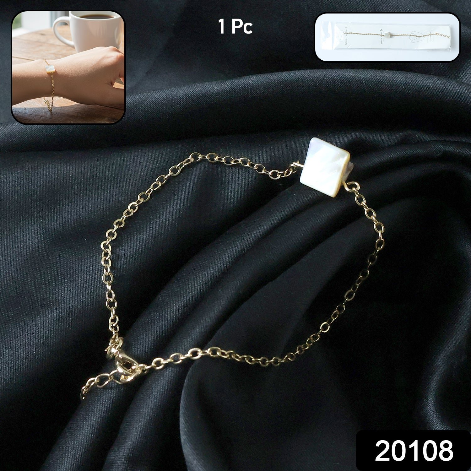 Premium Elegant Adjustable Chain Bracelet (1 Pc / Mix Design)