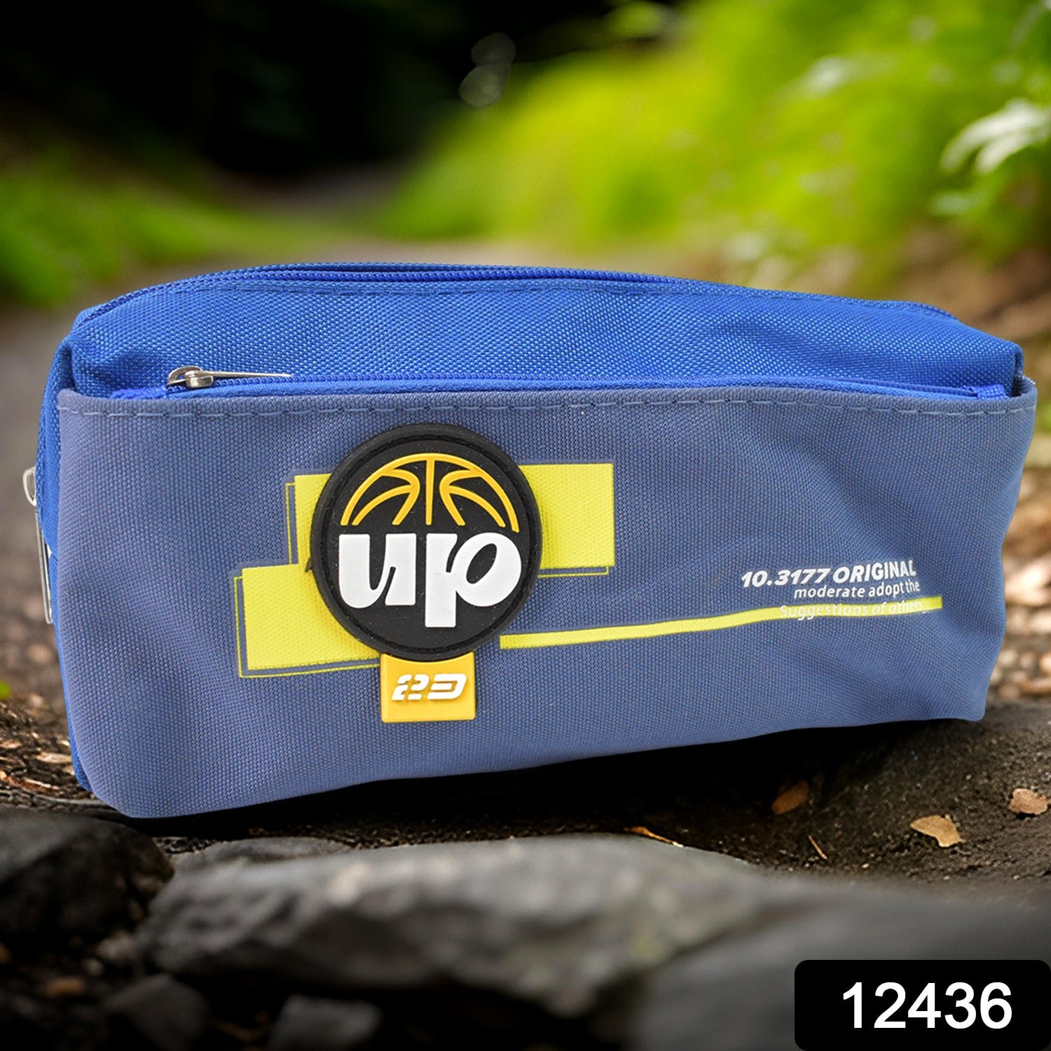 Pencil Pouch With Zipper (1 Pc / 2 Compartment)