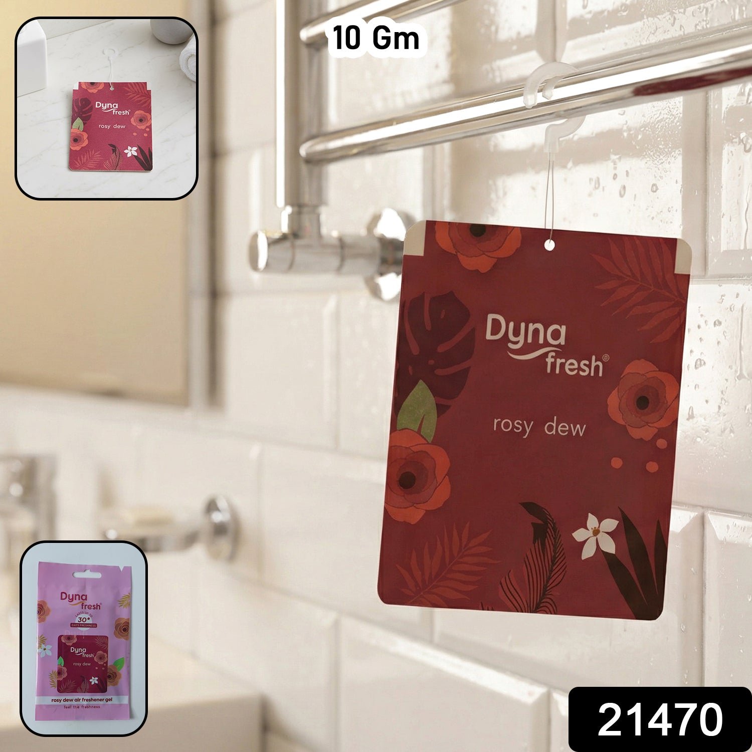 Rosy Dew Hanging Air Freshener Gel (1 Pc, 10gm)