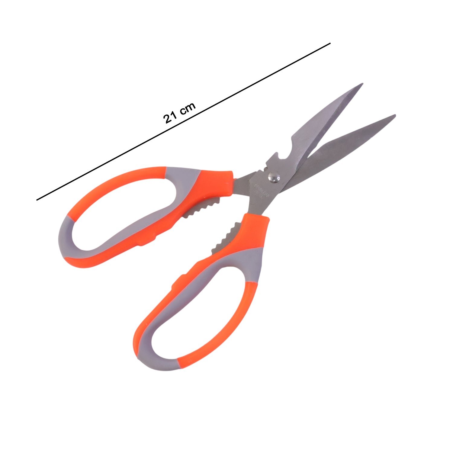 Heavy Duty Multipurpose Stainless Steel Kitchen Scissors (1 Pc)